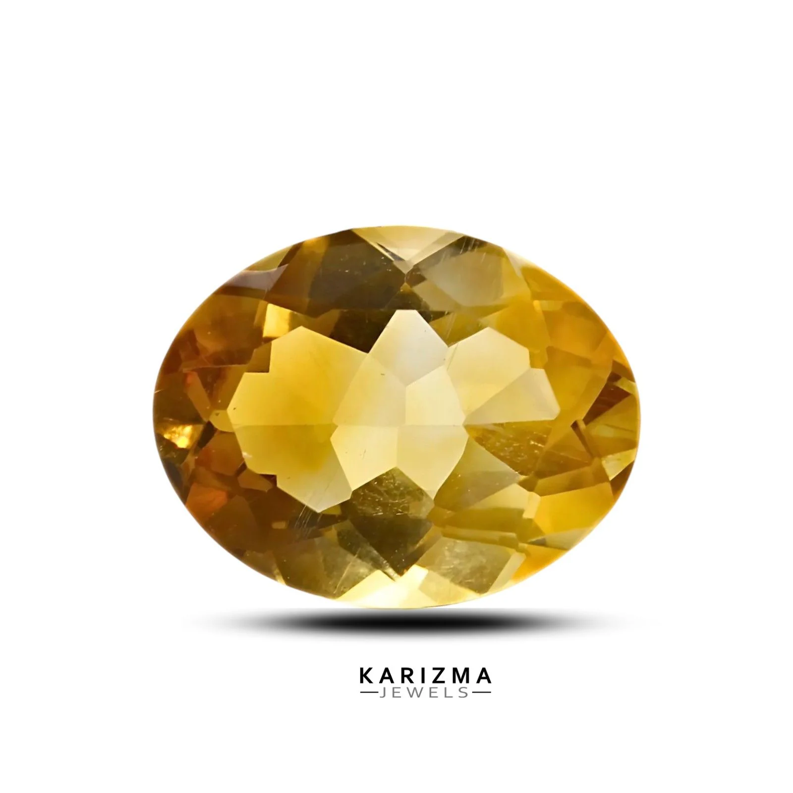 1.3Ct Natural Yellow Citrine (Sunella) Oval Shape Astrology Gem - Image 3