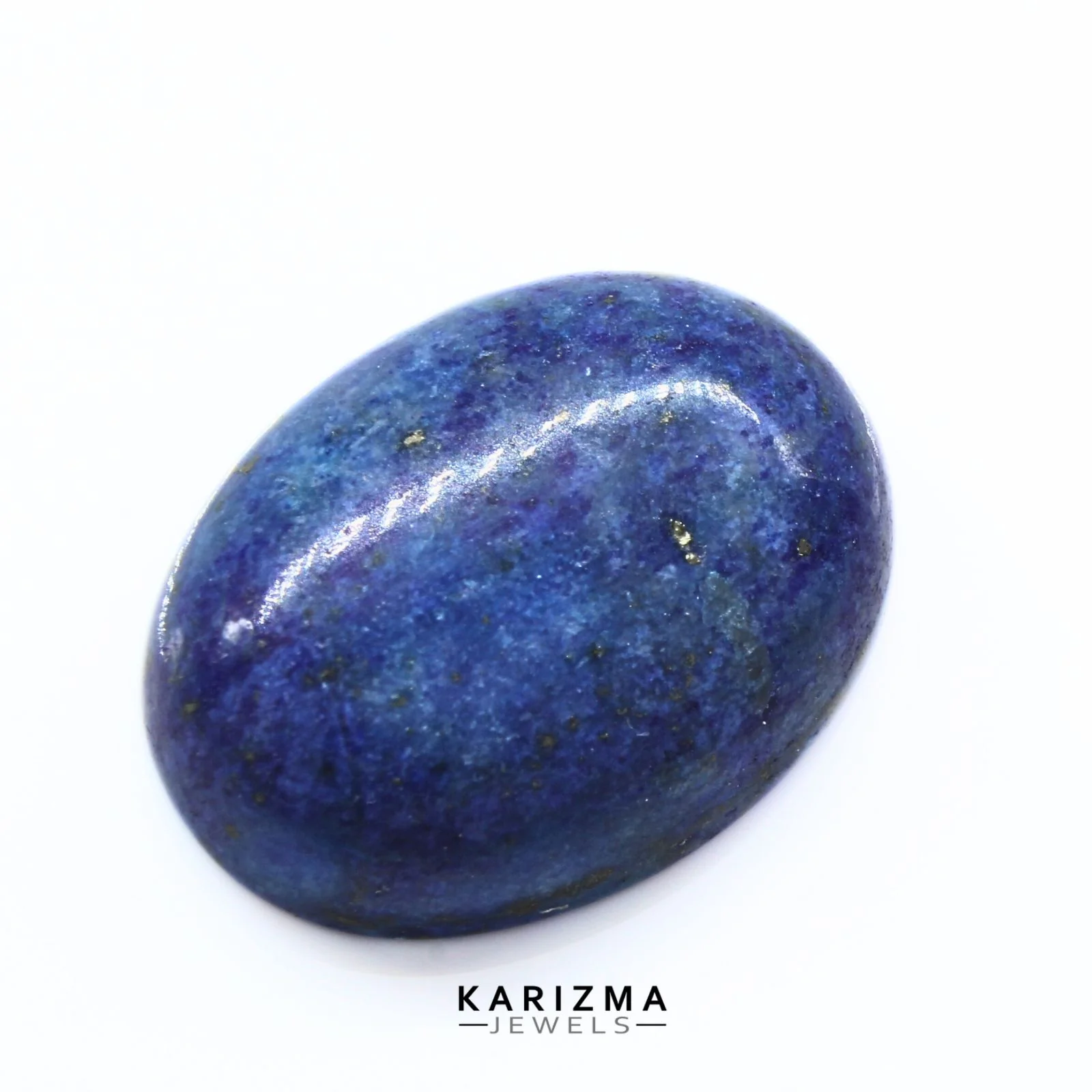 12.4Ct Deep Celestial Lapis Oval Cabochon Gemstone - Image 3