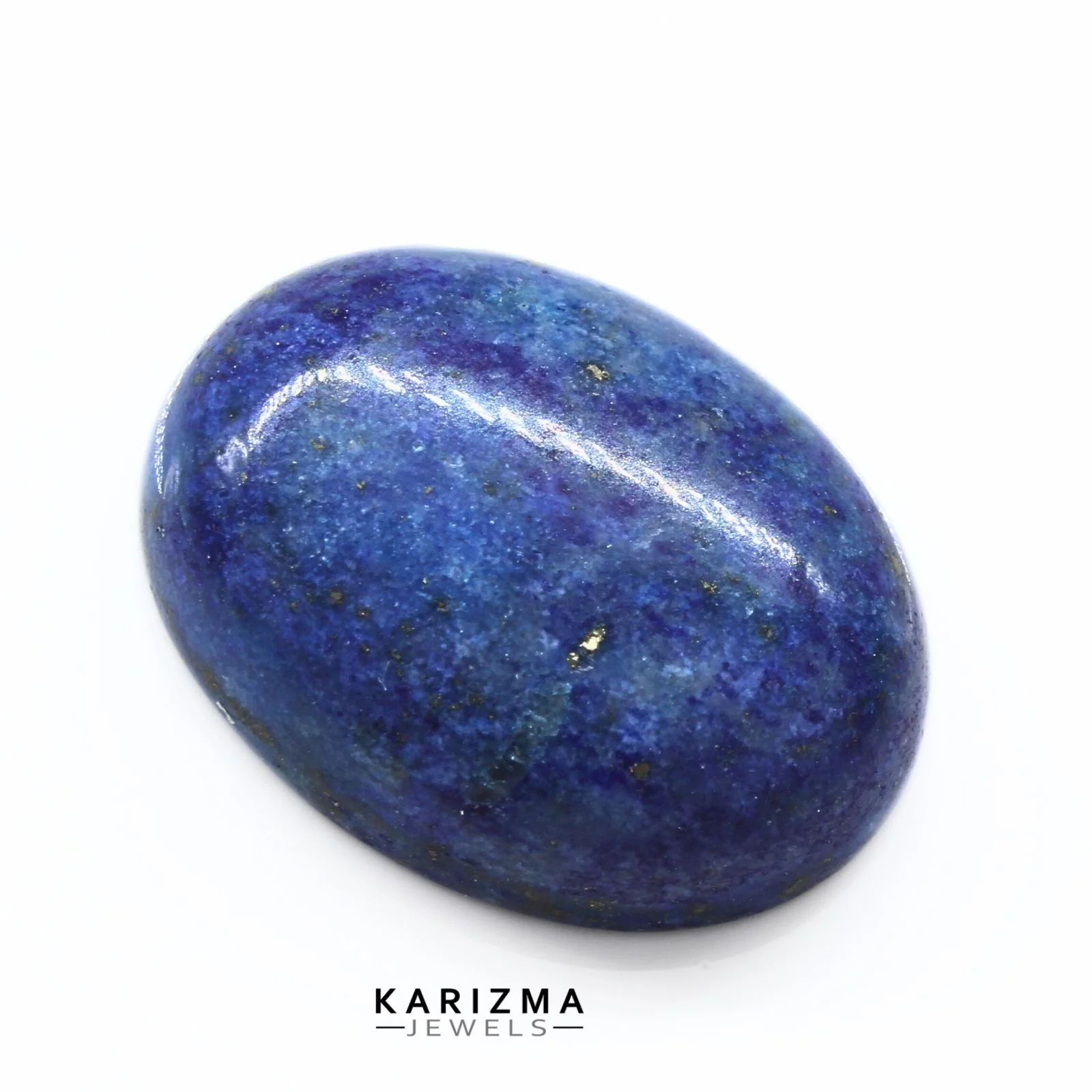 12.4Ct Deep Celestial Lapis Oval Cabochon Gemstone - Image 4