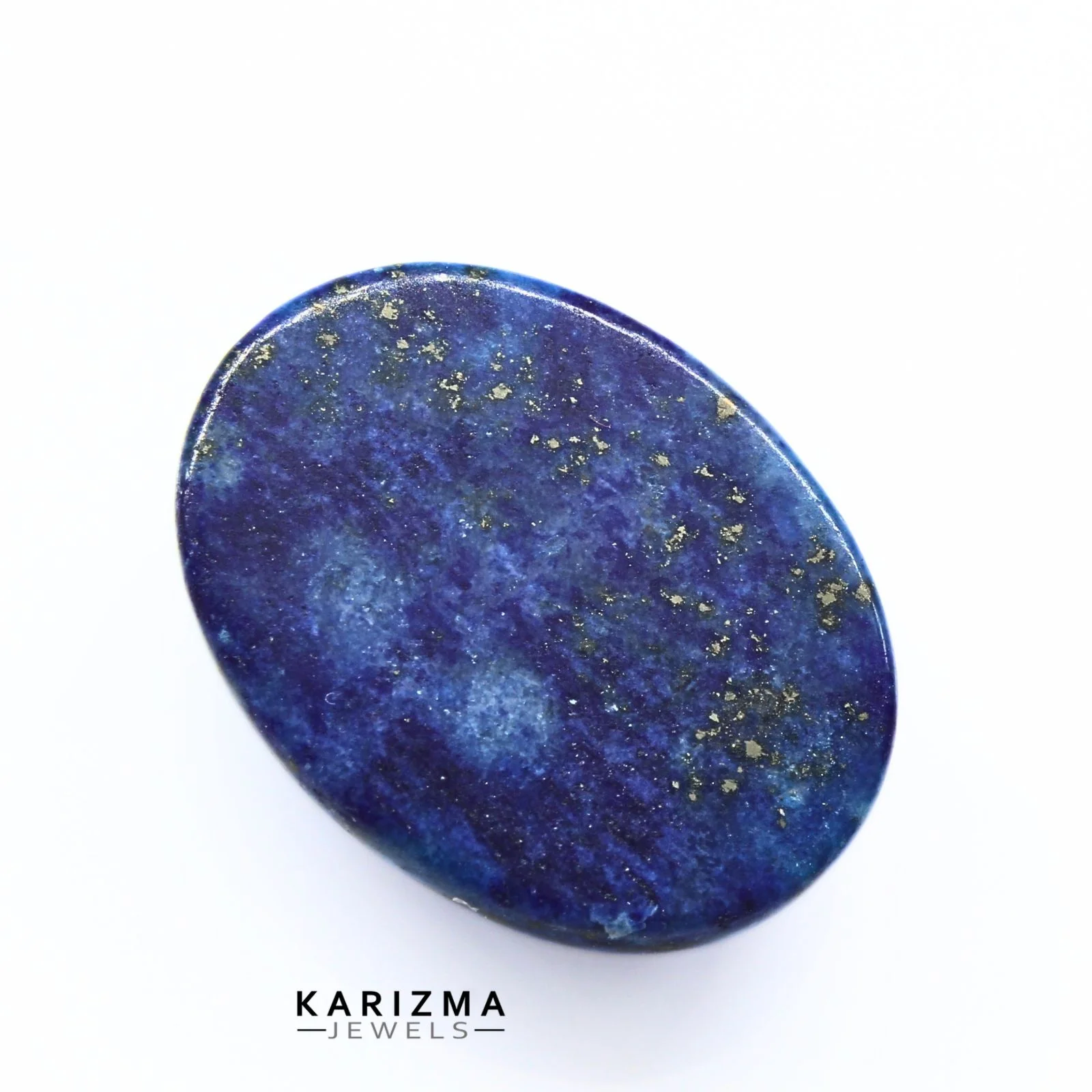 12.4Ct Deep Celestial Lapis Oval Cabochon Gemstone - Image 5