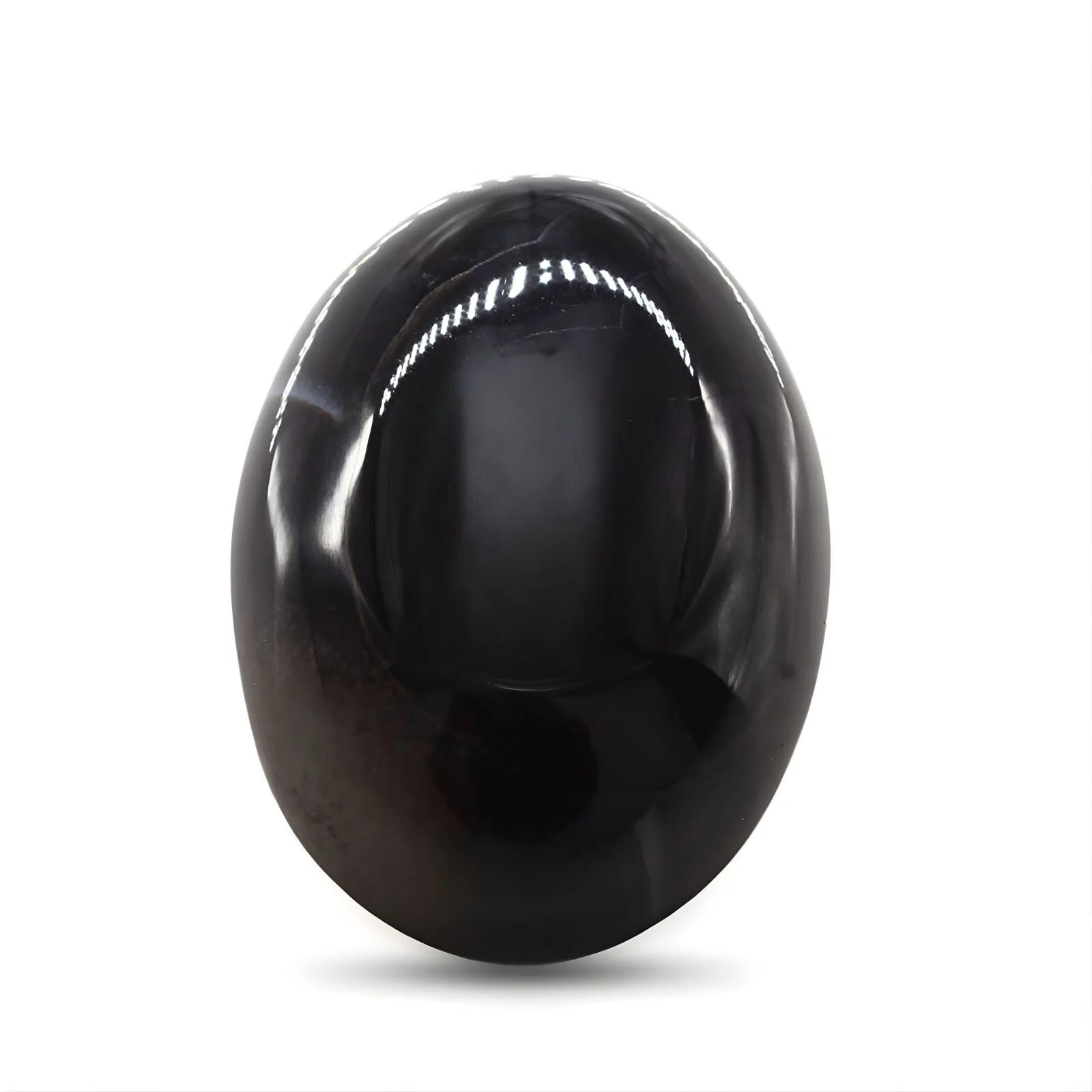 12.5Ct Natural Black and Grey Sulemani Hakik Oval Cabochon Loose Gemstone