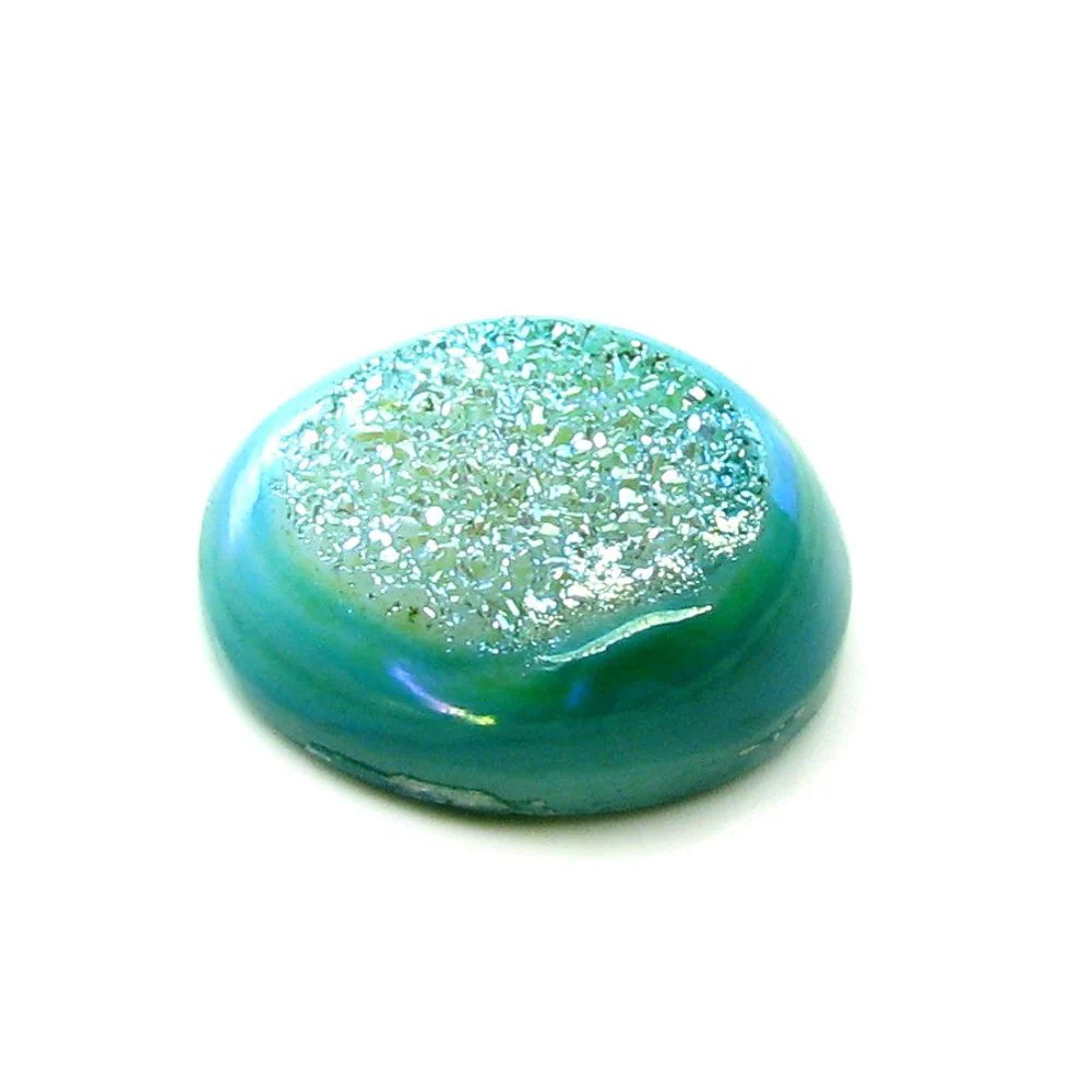 15.3Ct Titanium Drussy Oval Shape Gemstone - Image 2