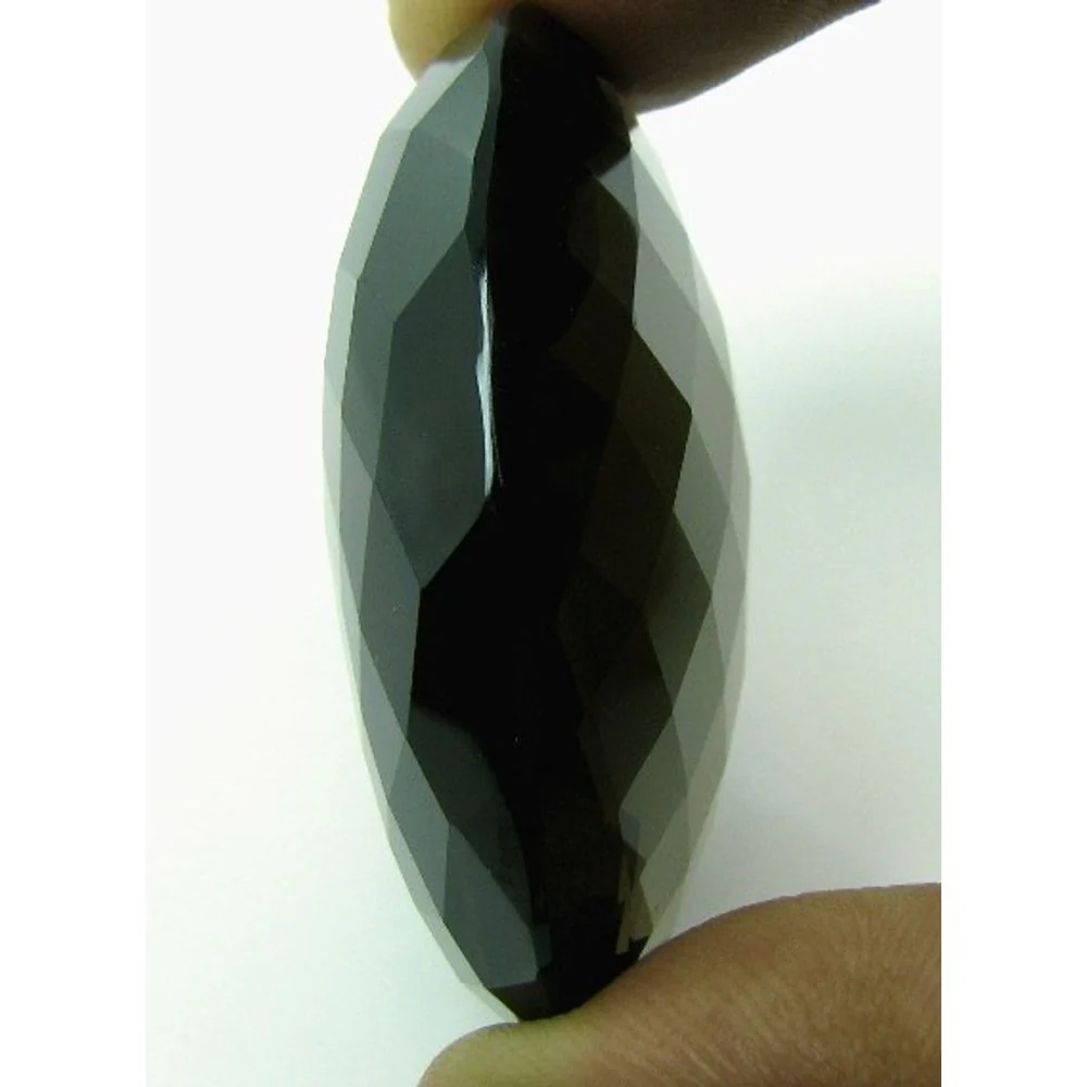 164Ct AAA Smoky Quartz Gemstone – Brilliant Chocolate Brown Faceted Jewelry Stone - Image 2