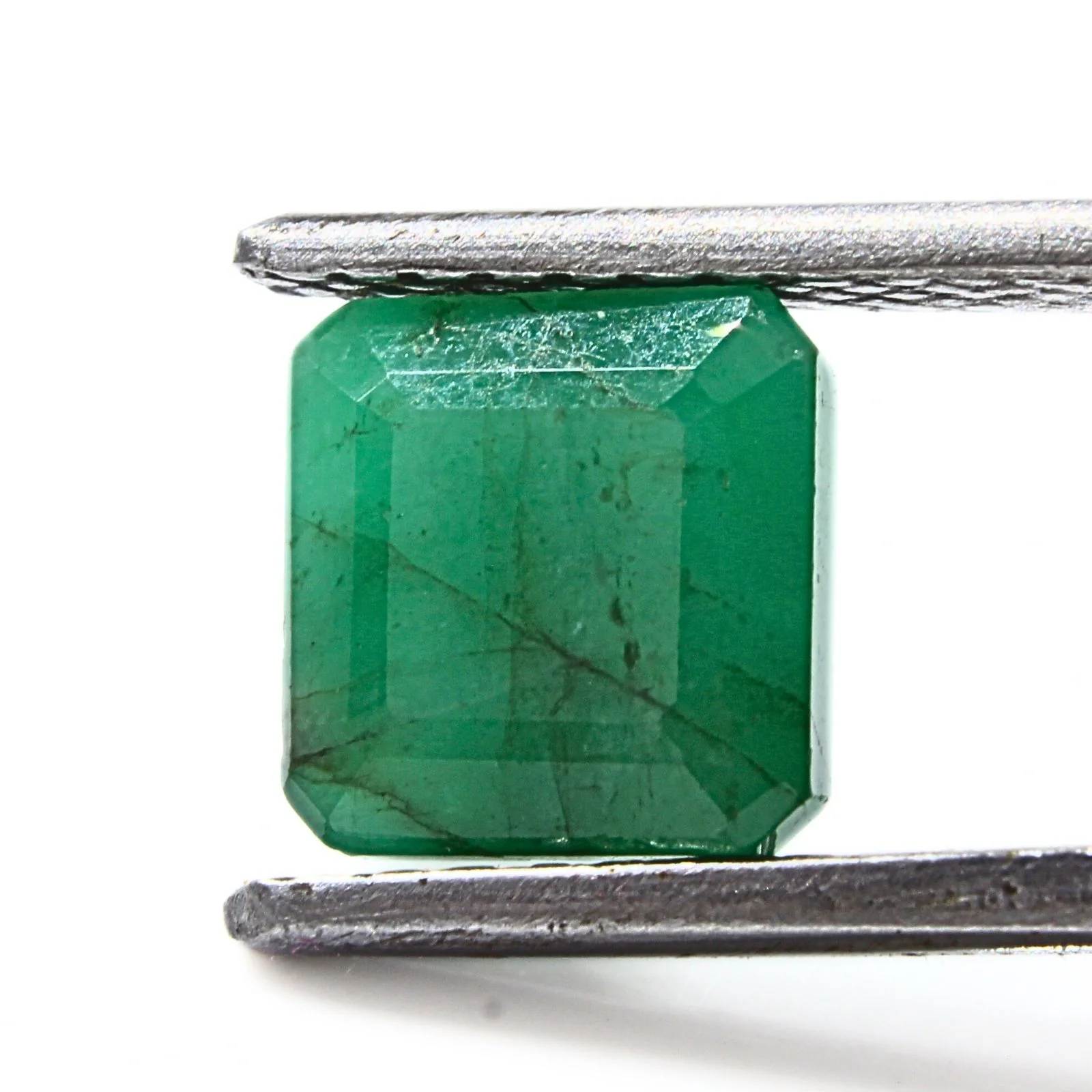 2.1Ct Natural Green Emerald Square Gemstone