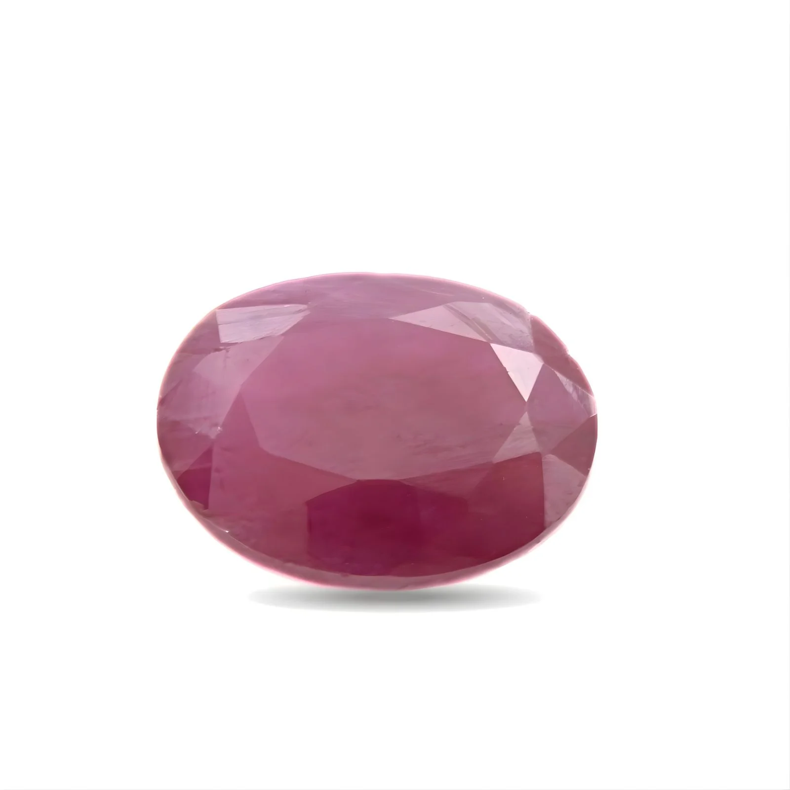 2.4Ct Natural Purplish Red Ruby (Manik) Oval Durability Gemstone - Image 2