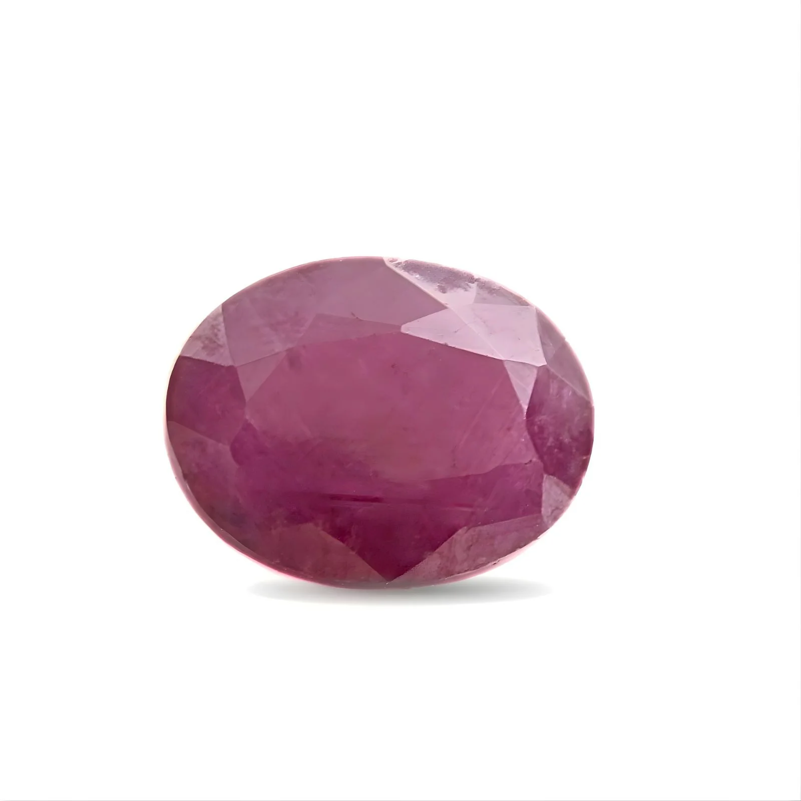2.5Ct Natural Purplish Red Ruby (Manik) Oval Artisan Jewelry Gemstone