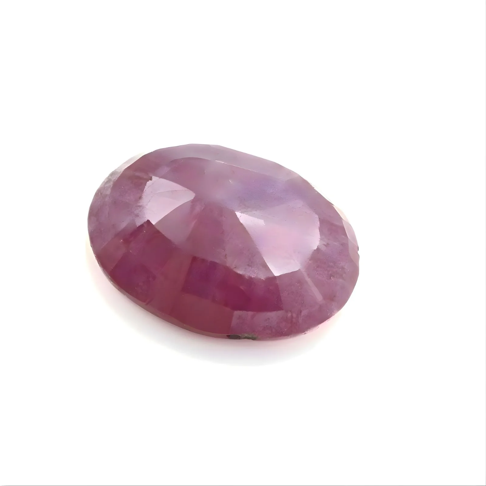 2.5Ct Natural Purplish Red Ruby (Manik) Oval Artisan Jewelry Gemstone - Image 3