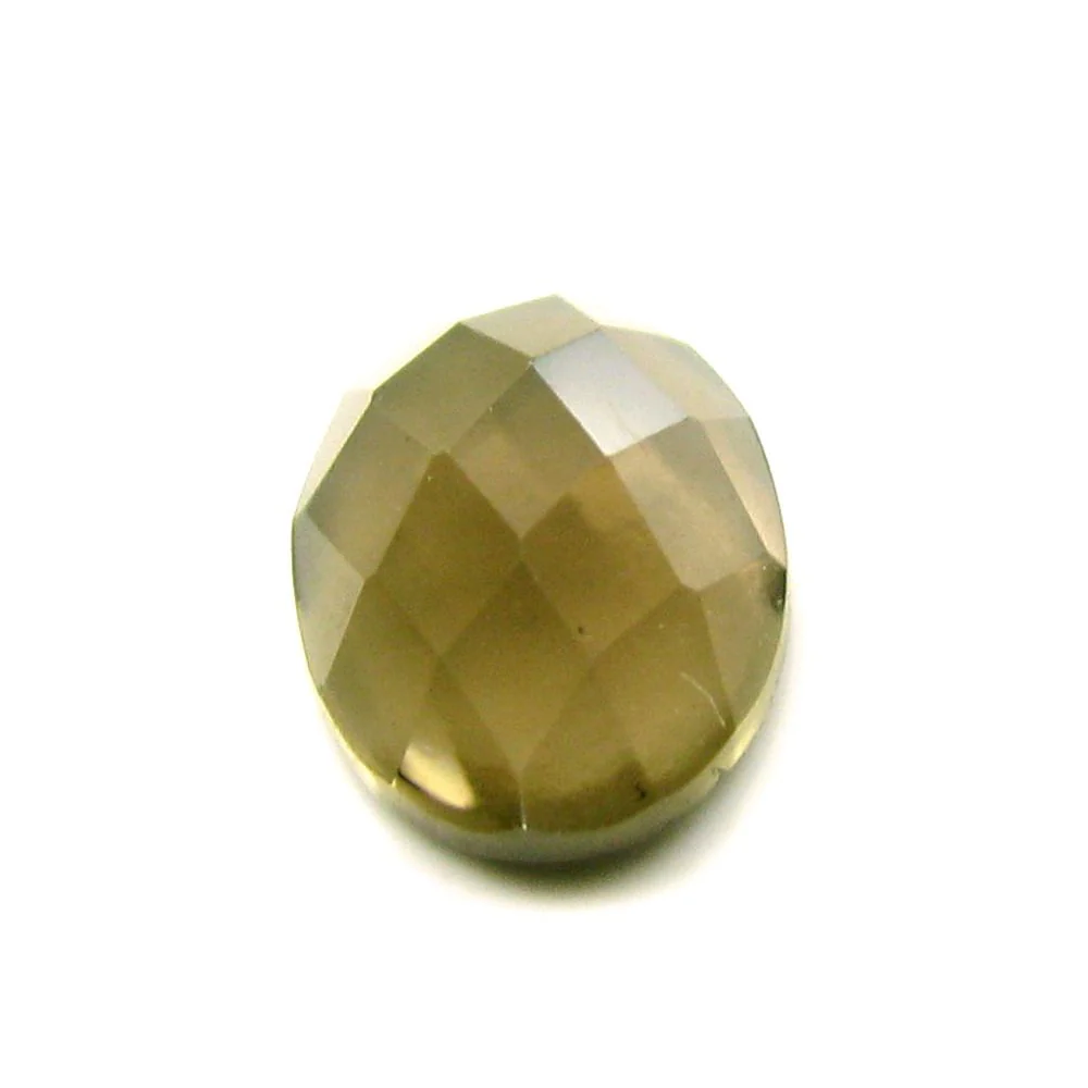 2.6Ct Natural Smoky Quartz Gemstone – Rich Brown Sparkling Faceted Loose Stone for Jewelry