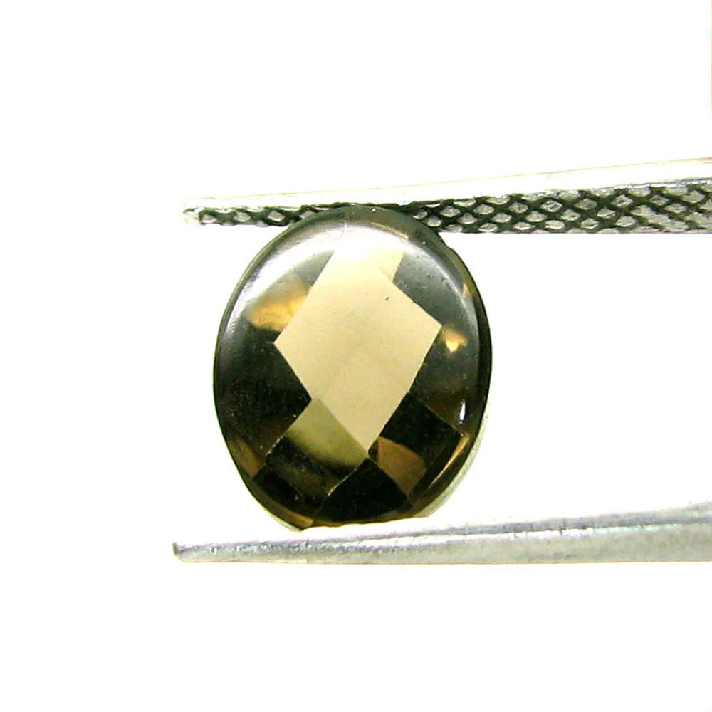 2.6Ct Natural Smoky Quartz Gemstone – Rich Brown Sparkling Faceted Loose Stone for Jewelry - Image 3