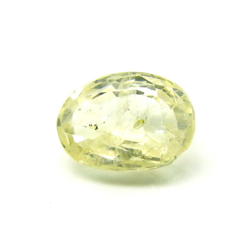2.7Ct Natural Light Yellow Sapphire Gemstone