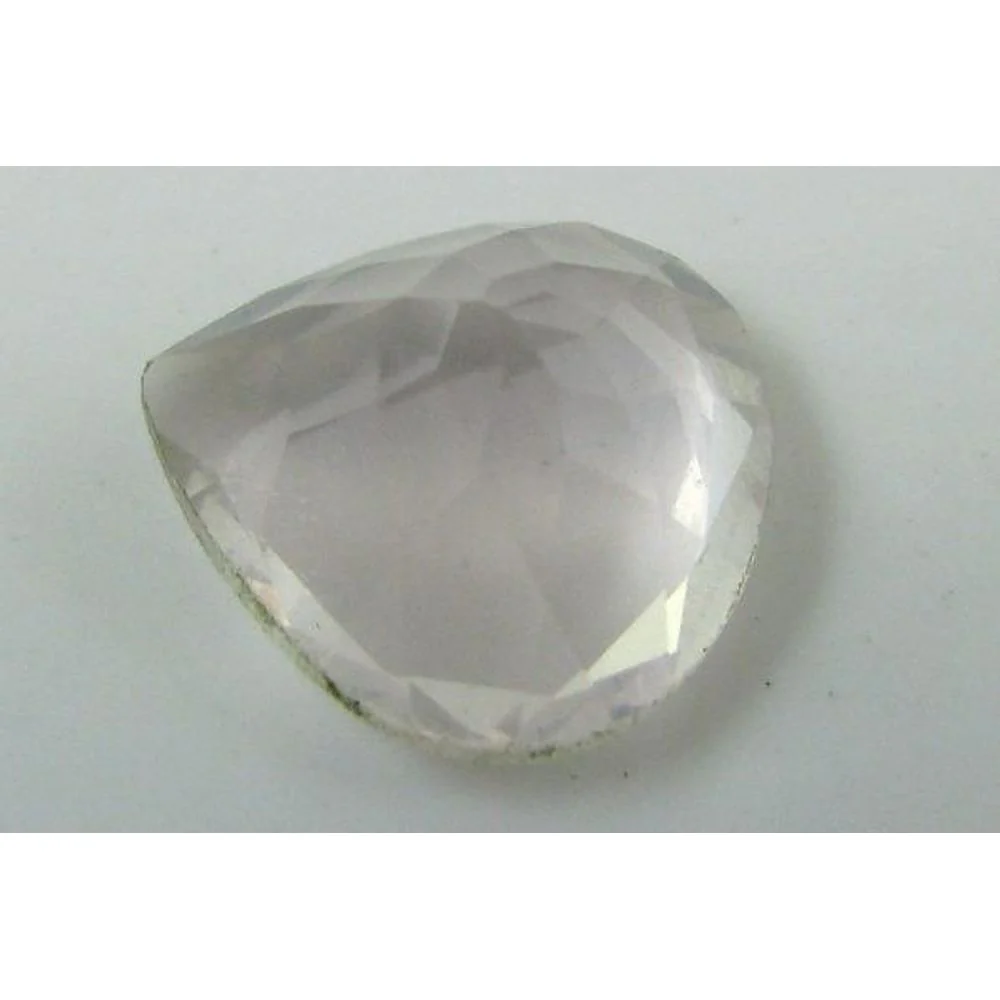 2.9Ct Natural Rose Quartz Pear Faceted Gemstone – Blush Pink Teardrop for Fine Jewelry - Image 3