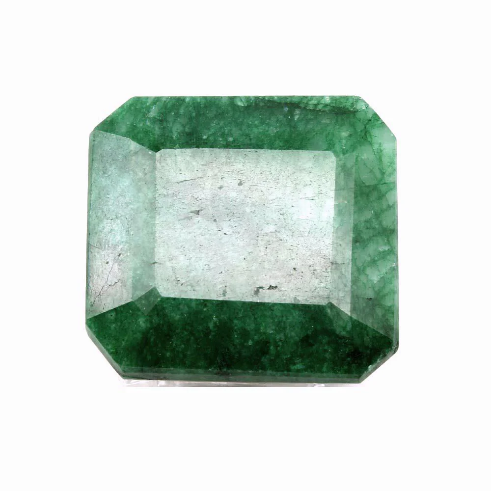 260.6Ct Natural Brazilian Emerald – Square Cut Faceted Massive Green Gemstone - Image 2