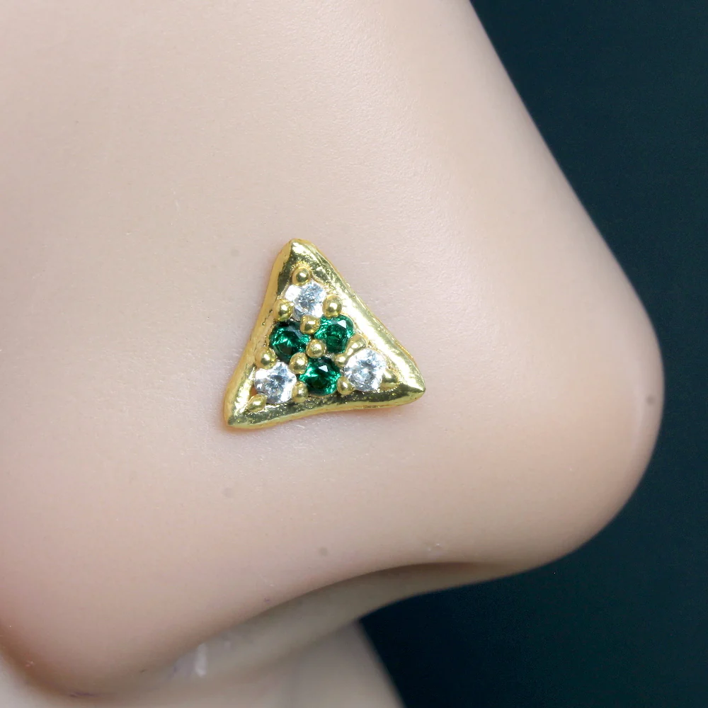 2pc Set triangle and square Nose stud - Image 4