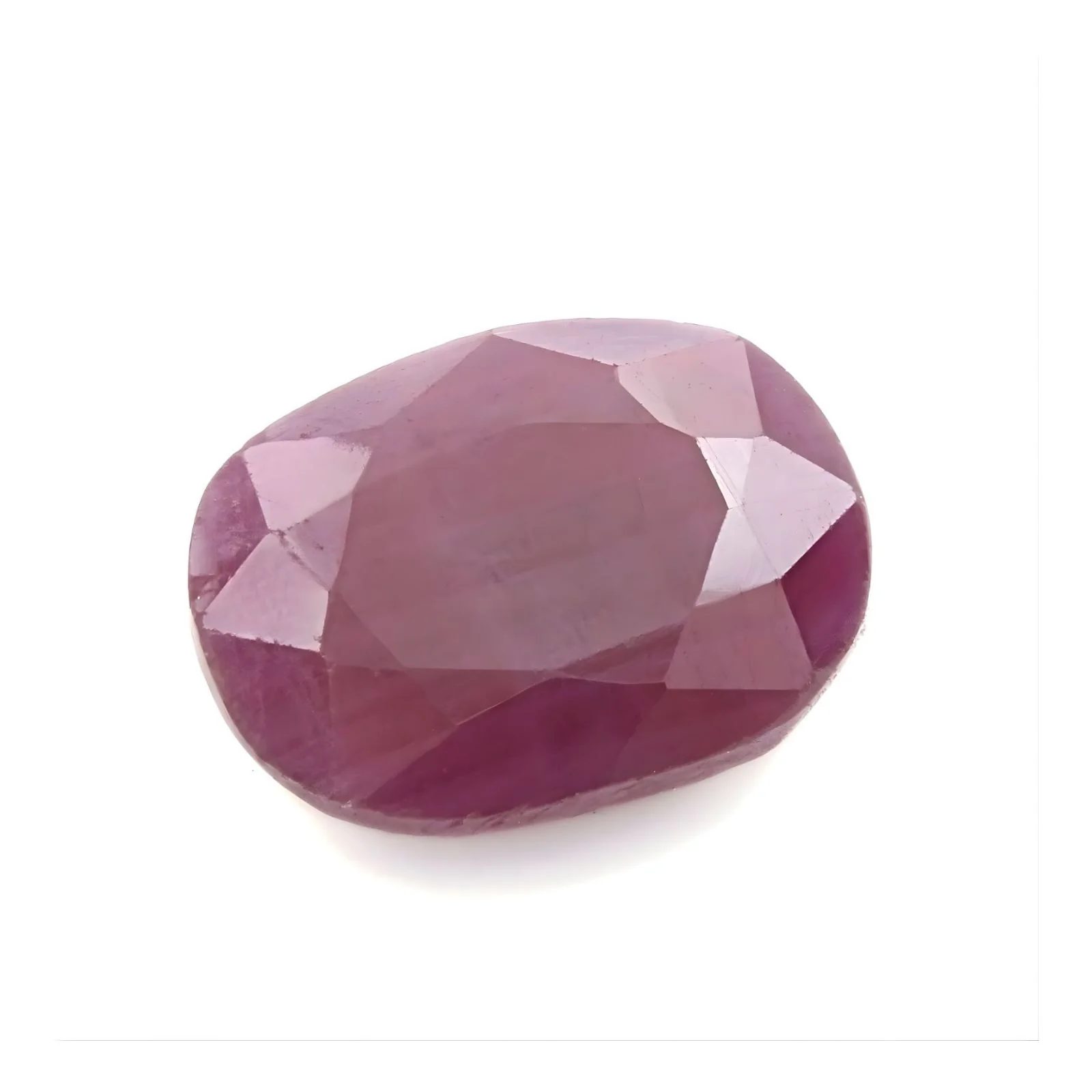 3.2Ct Natural Purplish Red Ruby (Manik) cushion cut Gemstone