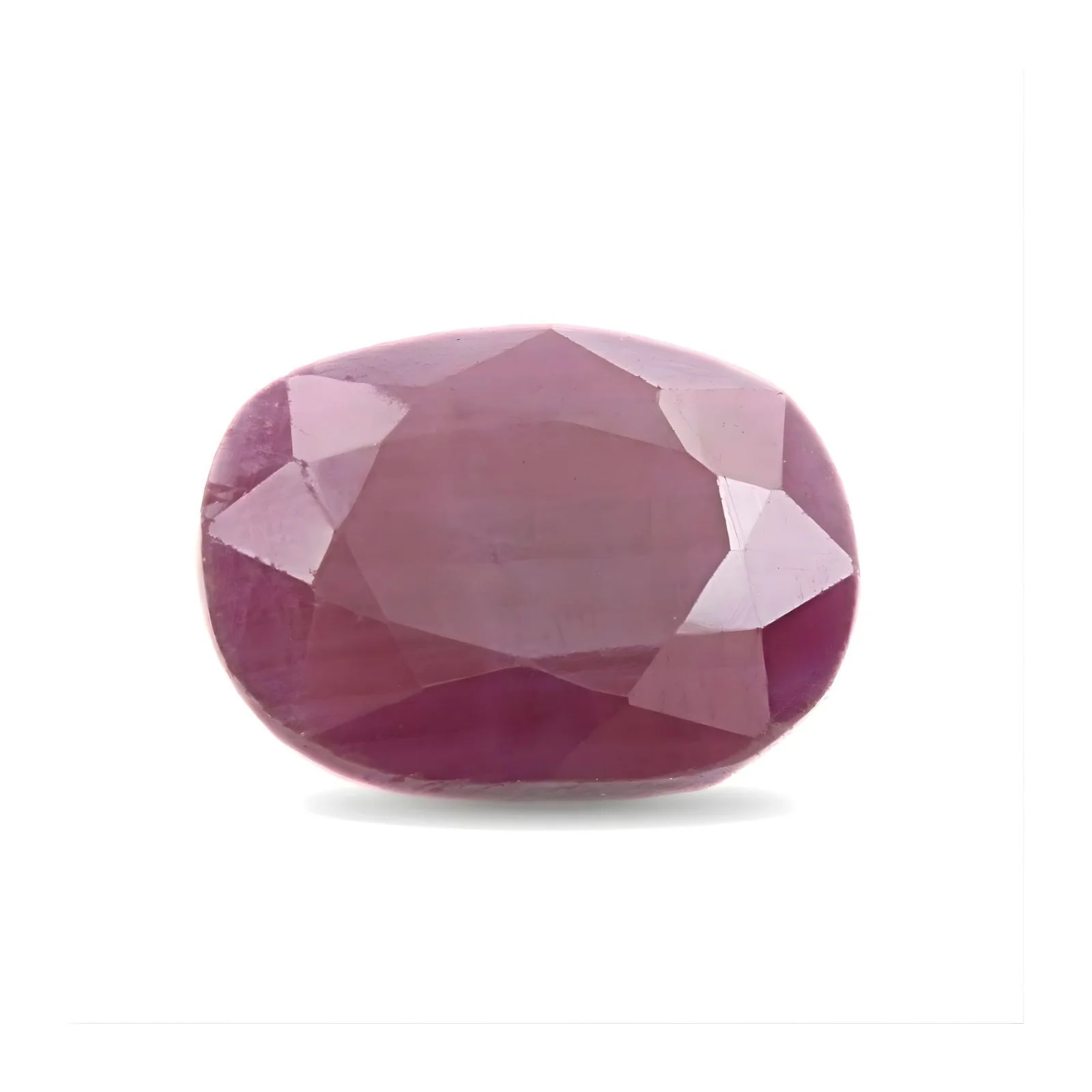 3.2Ct Natural Purplish Red Ruby (Manik) cushion cut Gemstone - Image 2