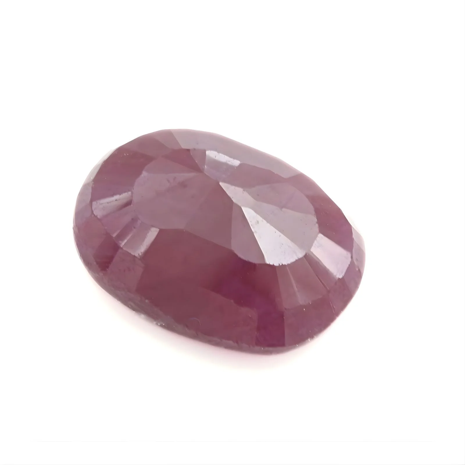 3.2Ct Natural Purplish Red Ruby (Manik) cushion cut Gemstone - Image 3