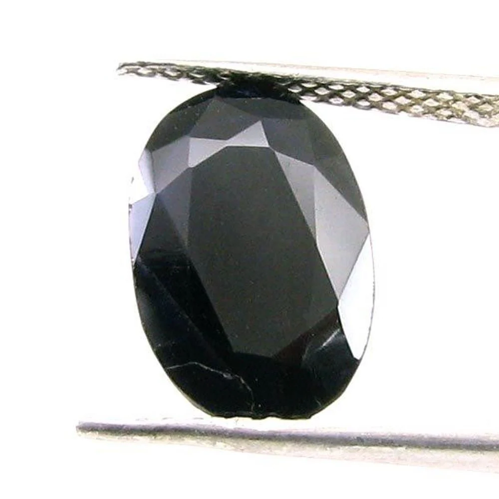 3.5Ct Natural Violet Blue Iolite – Oval Precision Checker Cut Gem - Image 2