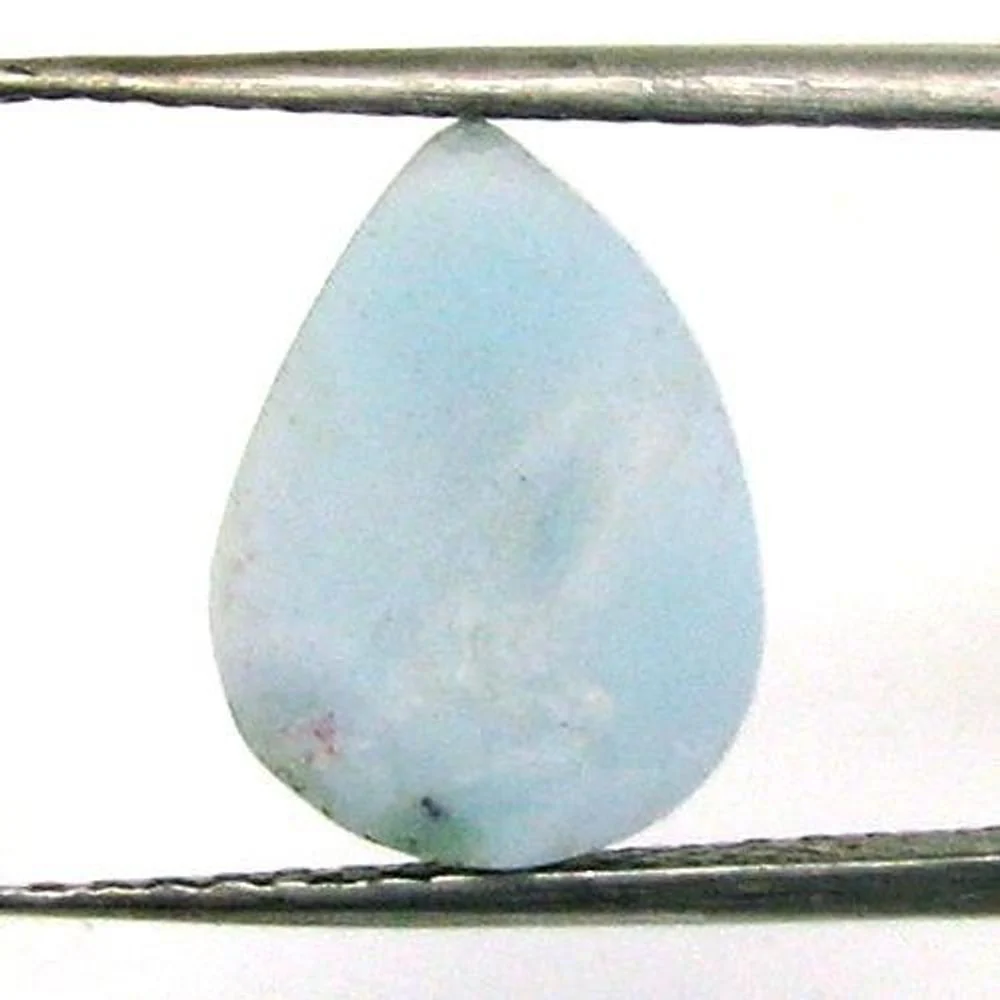 3.6Ct Natural Larimar Gemstone – Caribbean Blue Ocean Pattern Stone - Image 3