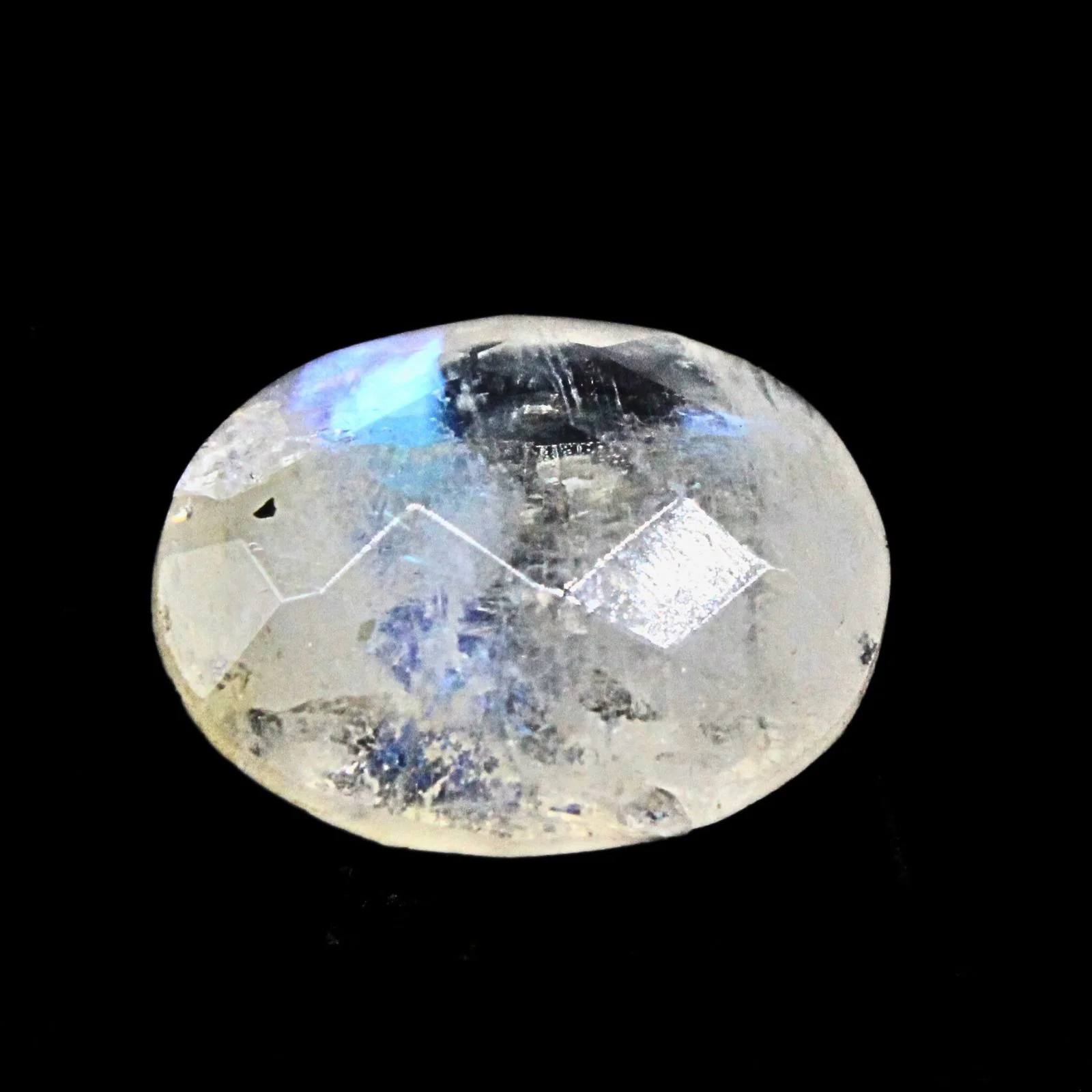 3.8Ct Natural Rainbow Moonstone Popular June birthstone Gemstone - Image 4