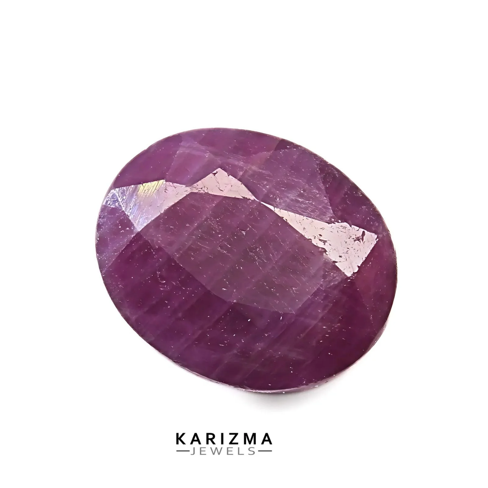 3.9Ct Natural untreated Ruby Oval Faceted Gemstone - Image 3