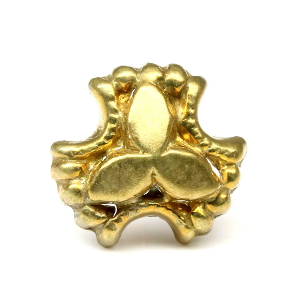 3 Leaf design nose pin - Image 2