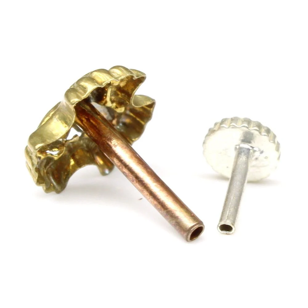 3 Leaf design nose pin - Image 3