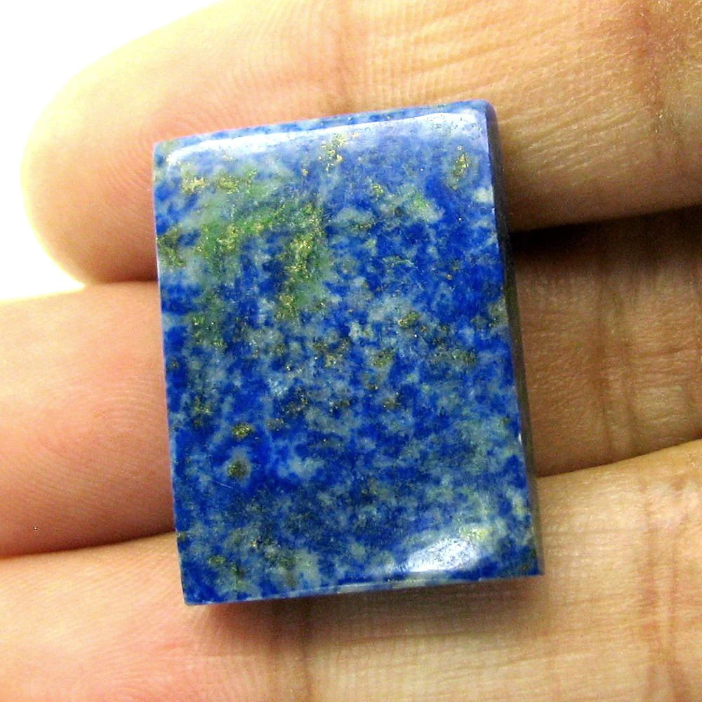 32.6Ct Natural Blue Lapis Lazuli Rectangle Polished Loose Gemstone - Image 2