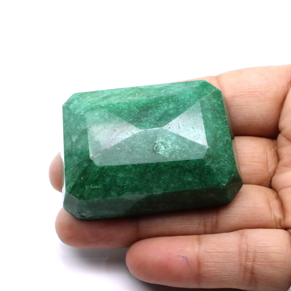 334.4Ct Natural Brazilian Large Rectangular Emerald Loose Gem - Image 4