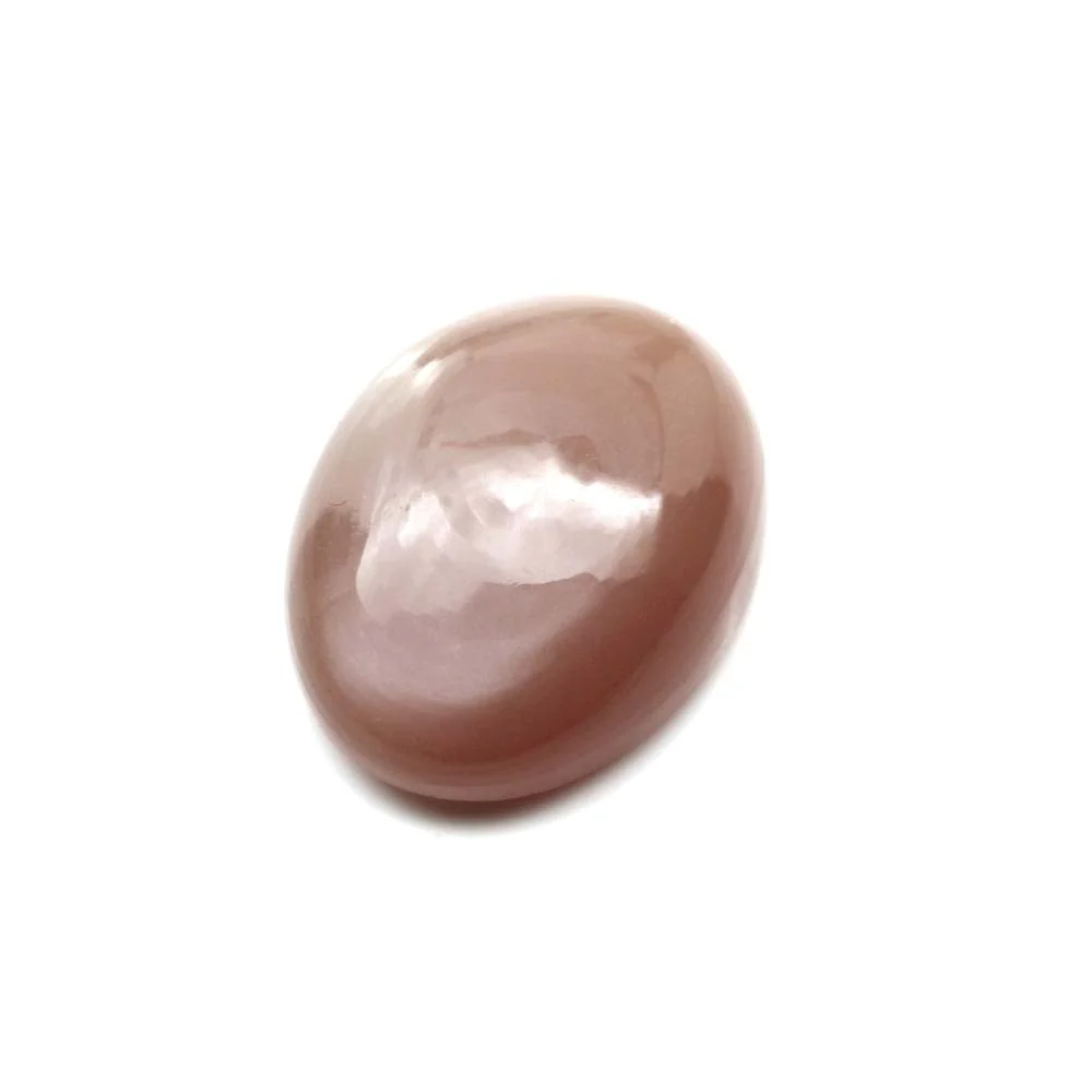4.2Ct Natural Peach Moonstone Oval Smooth Gem - Image 2
