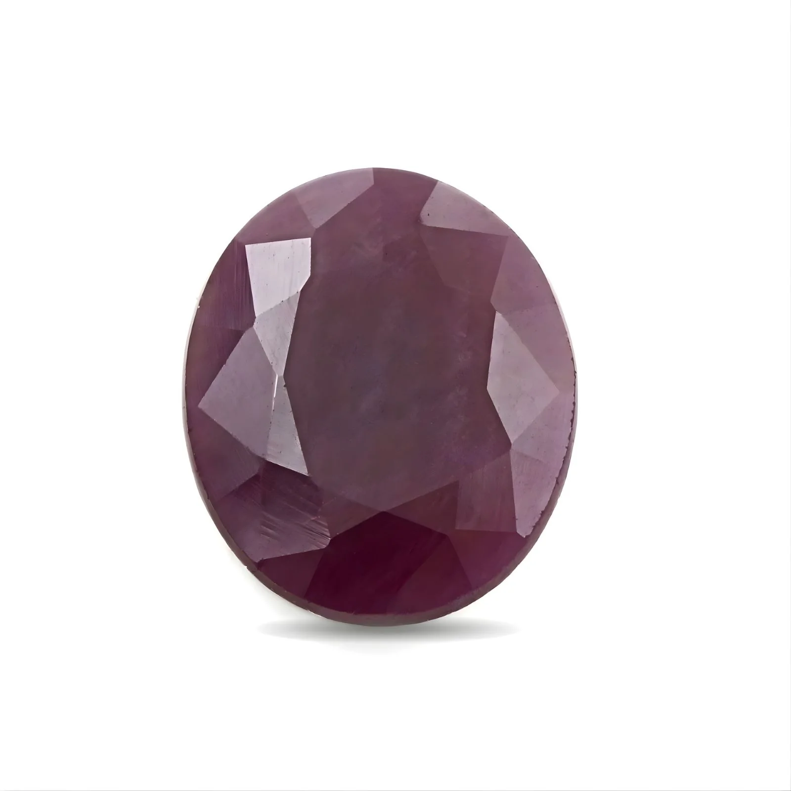 4.4Ct Natural Ruby (Manik) Oval Gemstone - For Rings and Pendants