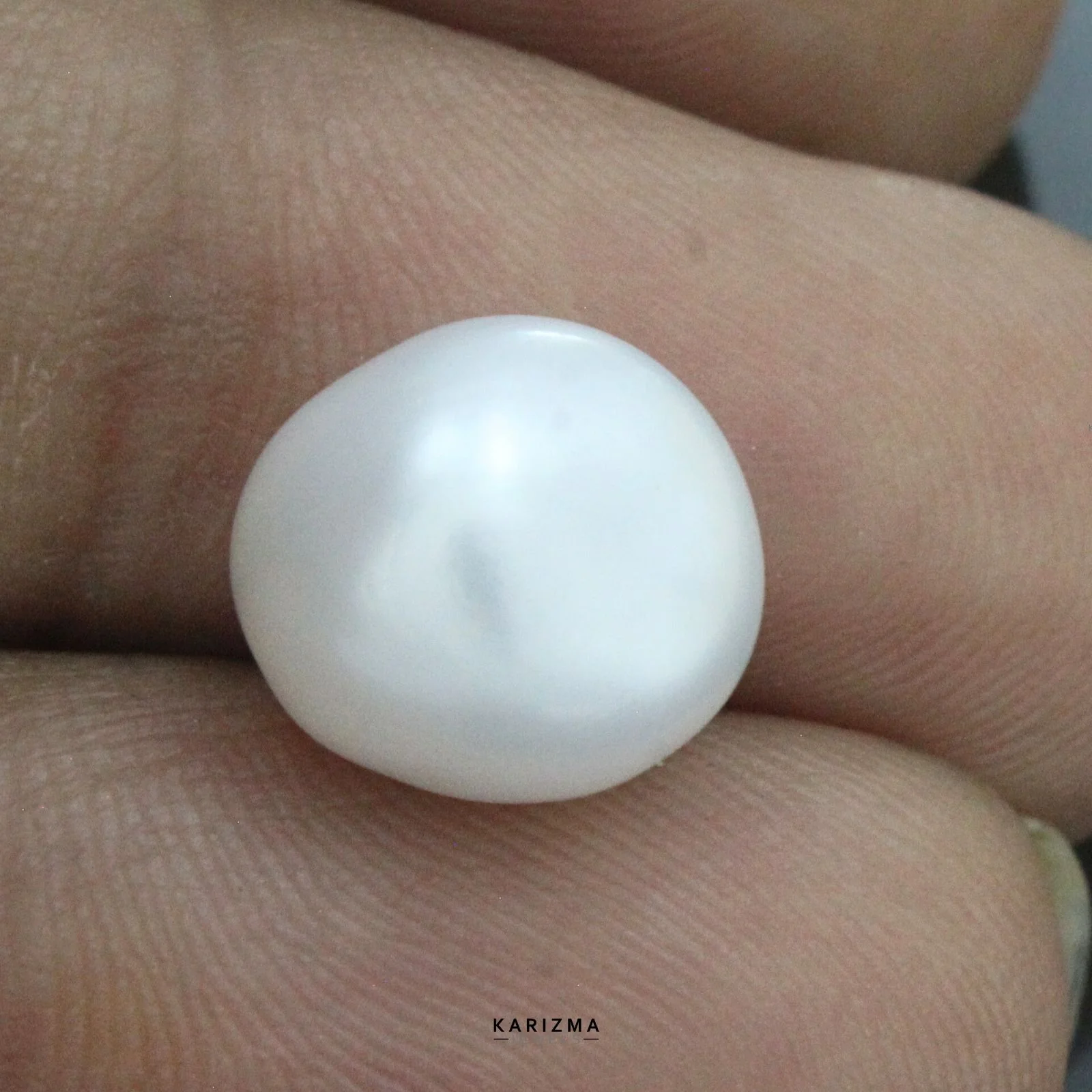 4.4Ct Natural White Pearl – Premium Moon Gemstone - Image 3