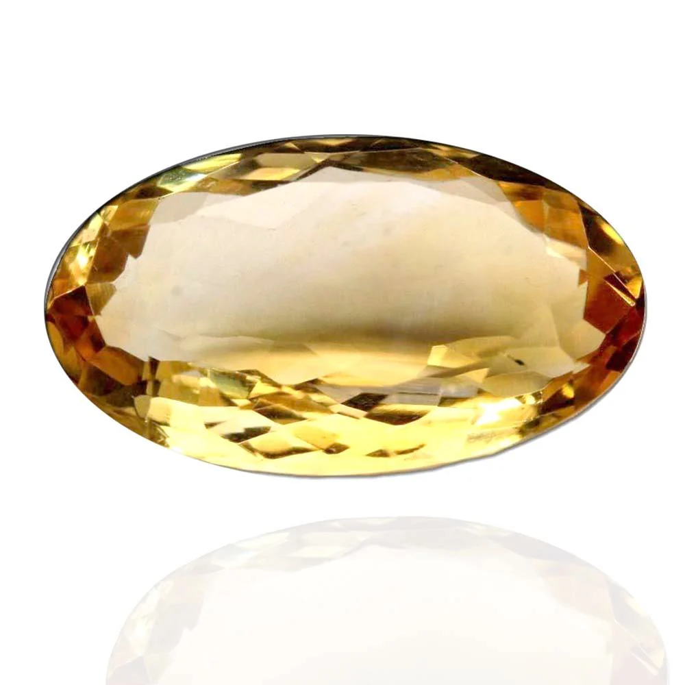 4.4Ct Natural Yellow Citrine Custom Jewelry Gemstone