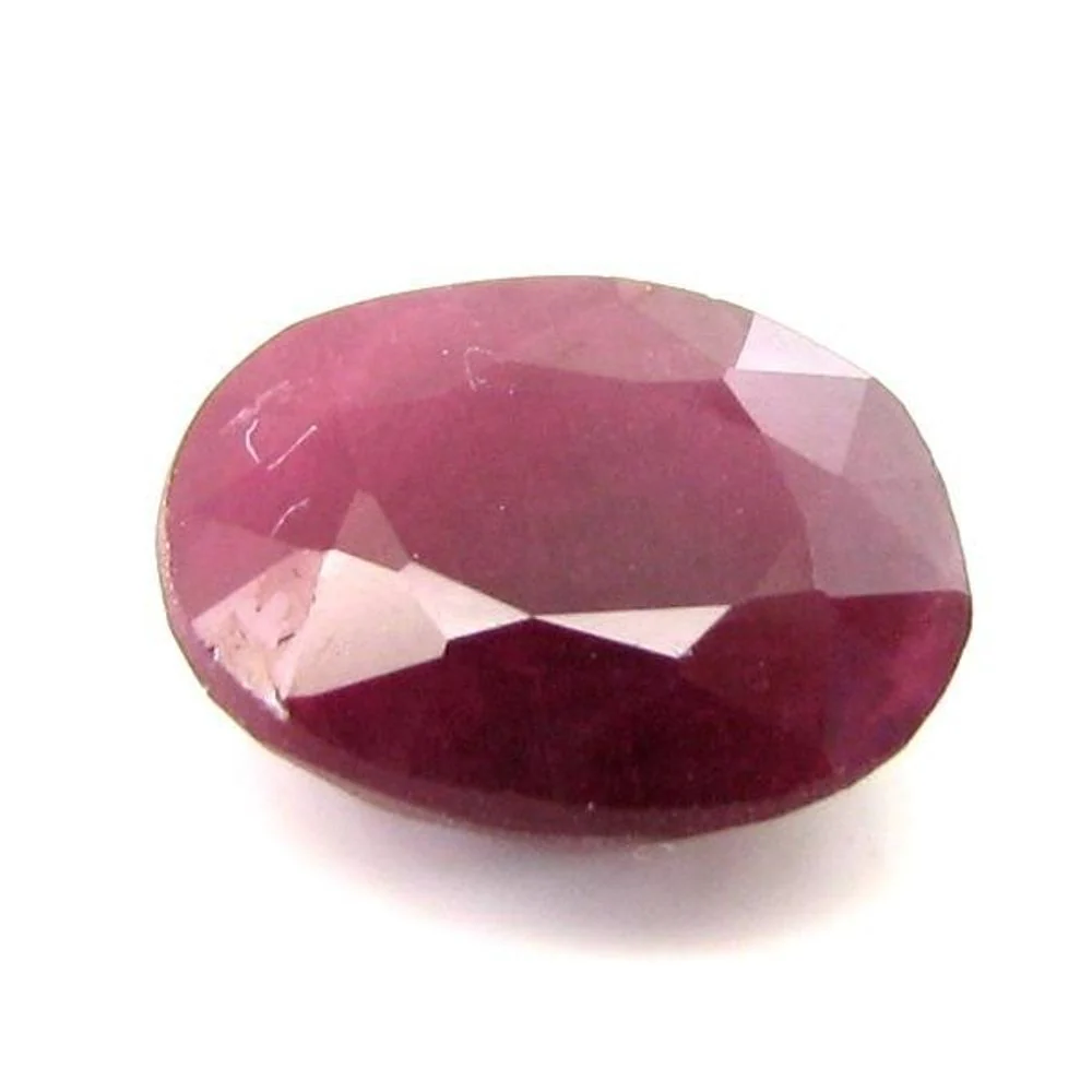 4.5Ct Oval Cut Genuine Ruby Red Stone