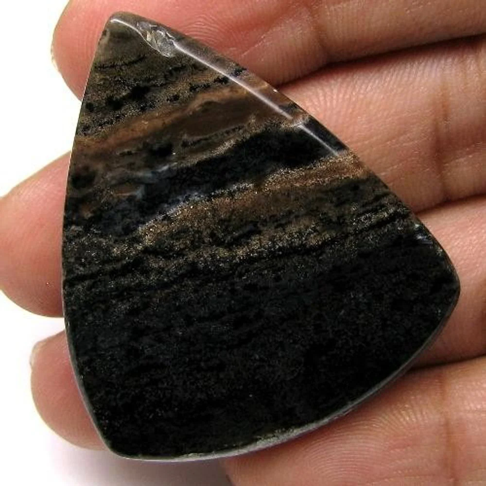 43.7Ct Natural Jasper Pear Classic Earthy Jewelry Gemstone - Image 3