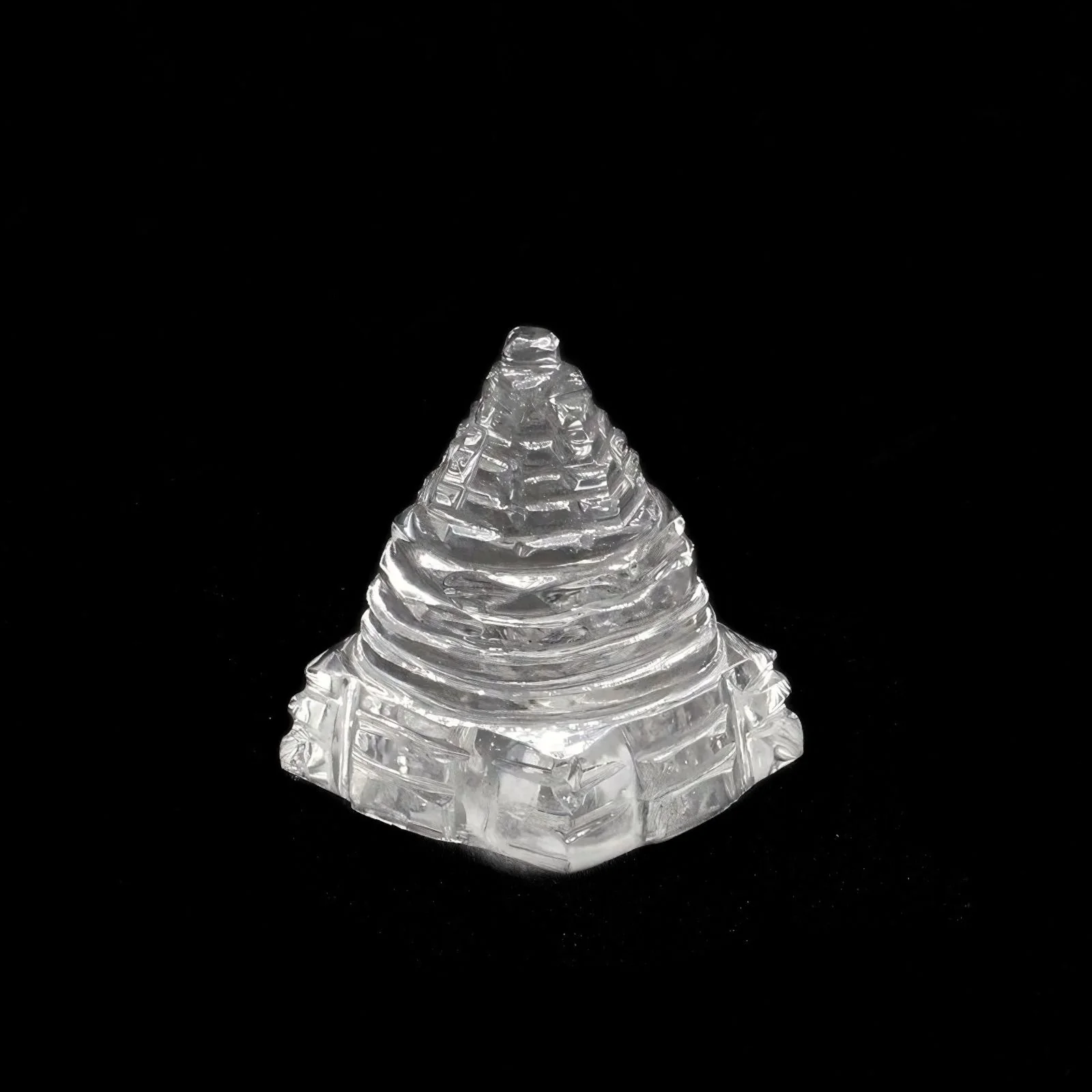 48.2CT A+ Natural Crystal Quartz Shree Yantra Spiritual Healing & Vastu Decor - Image 2