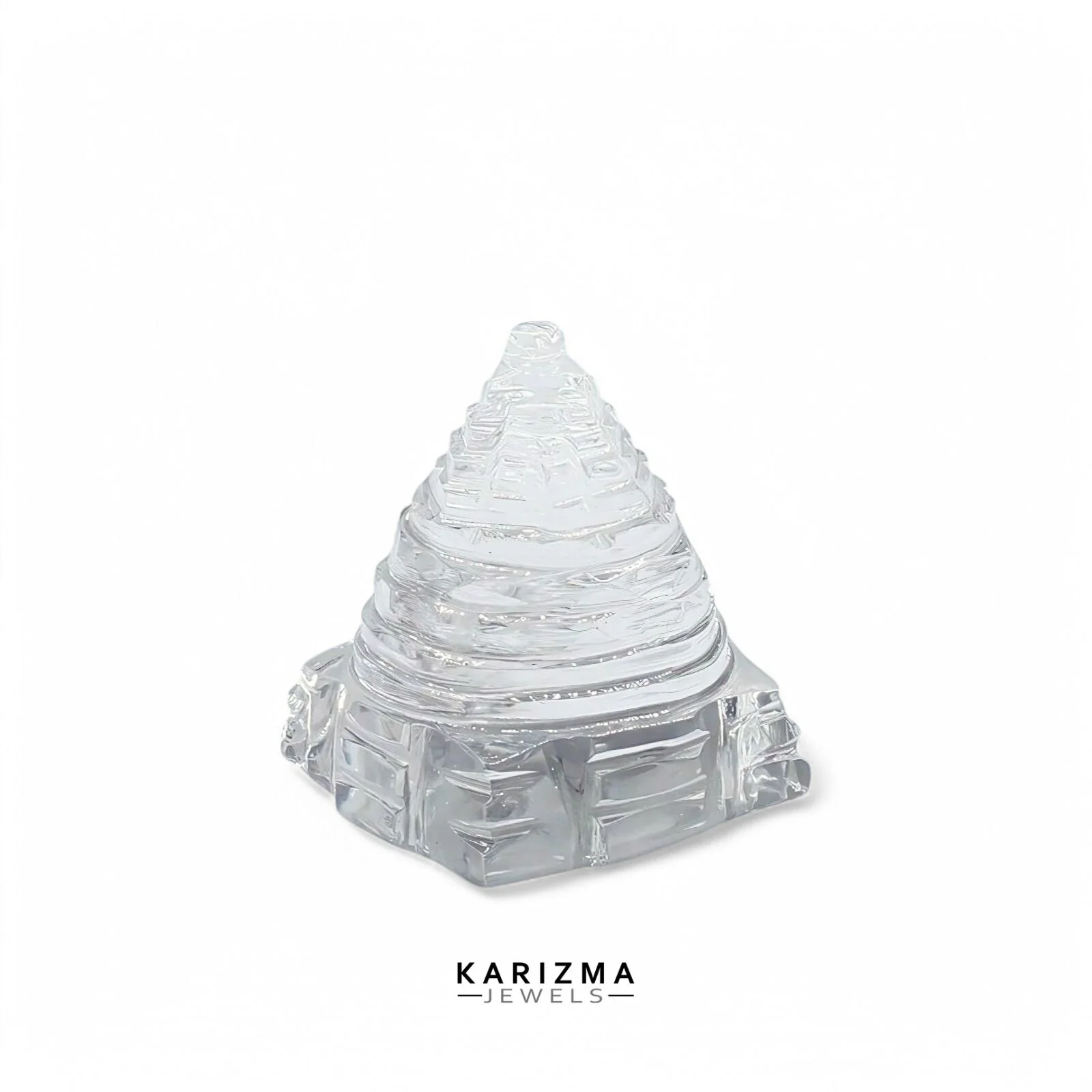 48.2CT A+ Natural Crystal Quartz Shree Yantra Spiritual Healing & Vastu Decor - Image 3