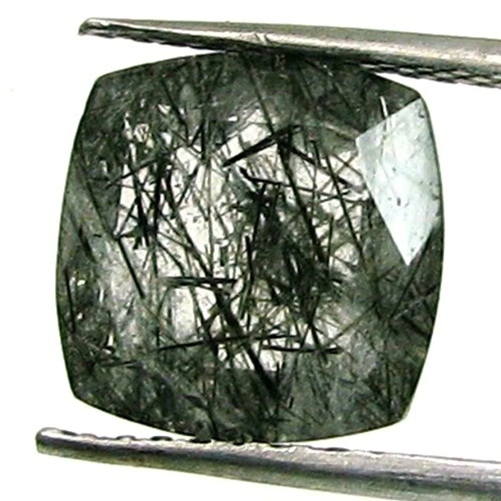 4Ct Natural Black Needle Rutile Quartz Gemstone – Striking Inclusion Crystal - Image 2