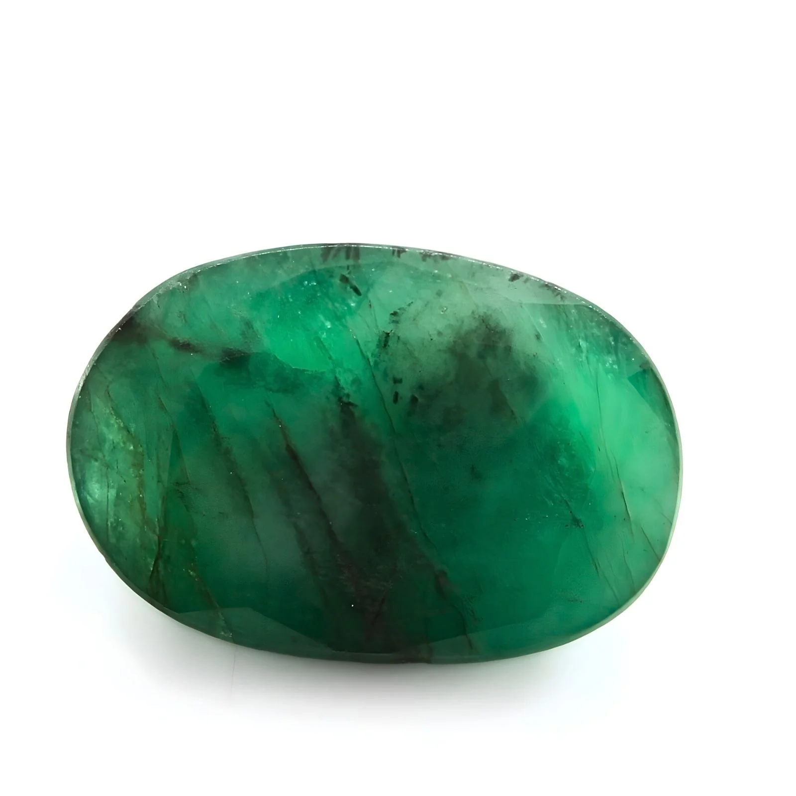 4Ct Natural Green Emerald Oval Gemstone - Image 2