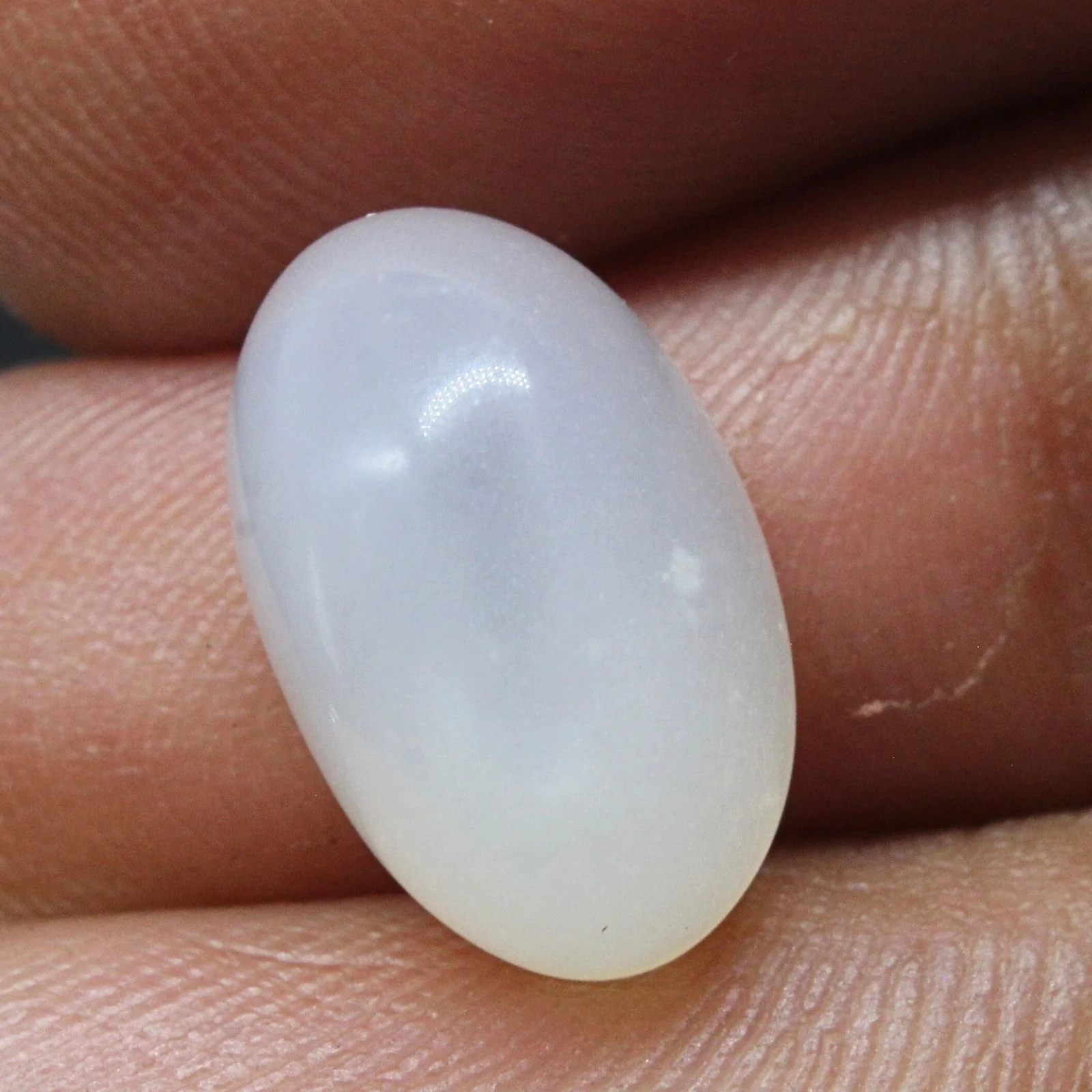 4Ct Natural Moonstone Oval Rashi Chandramani Gemstone - Image 2