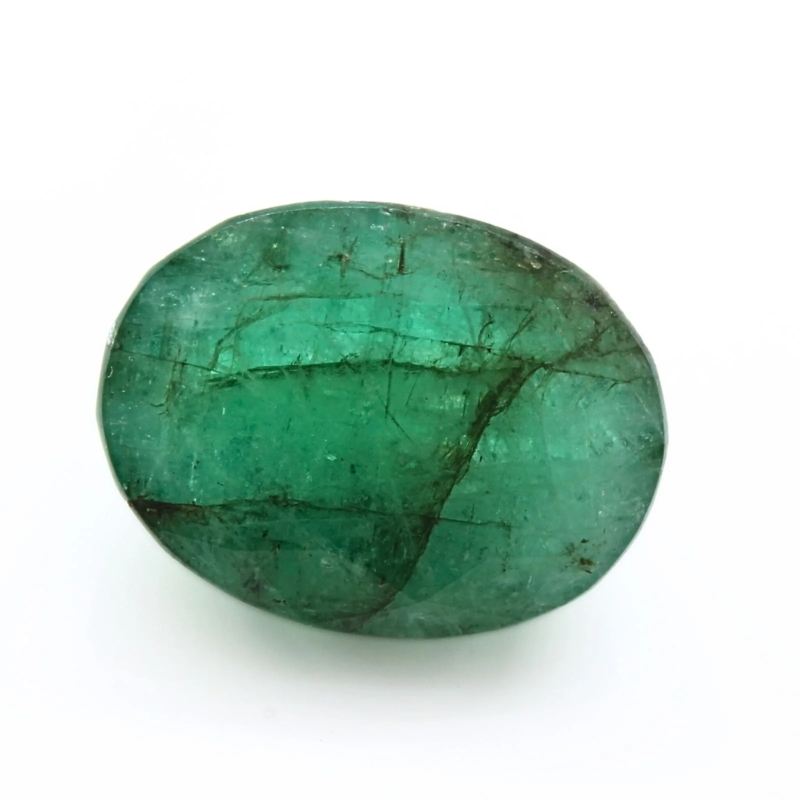 5.1Ct Natural Emerald Oval faceted Gemstone - Image 3
