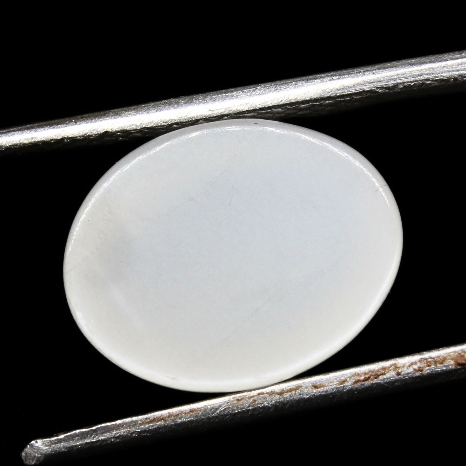 5.2Ct Natural Cloudy white Moonstone Oval Rashi Birthstone Gemstone - Image 2