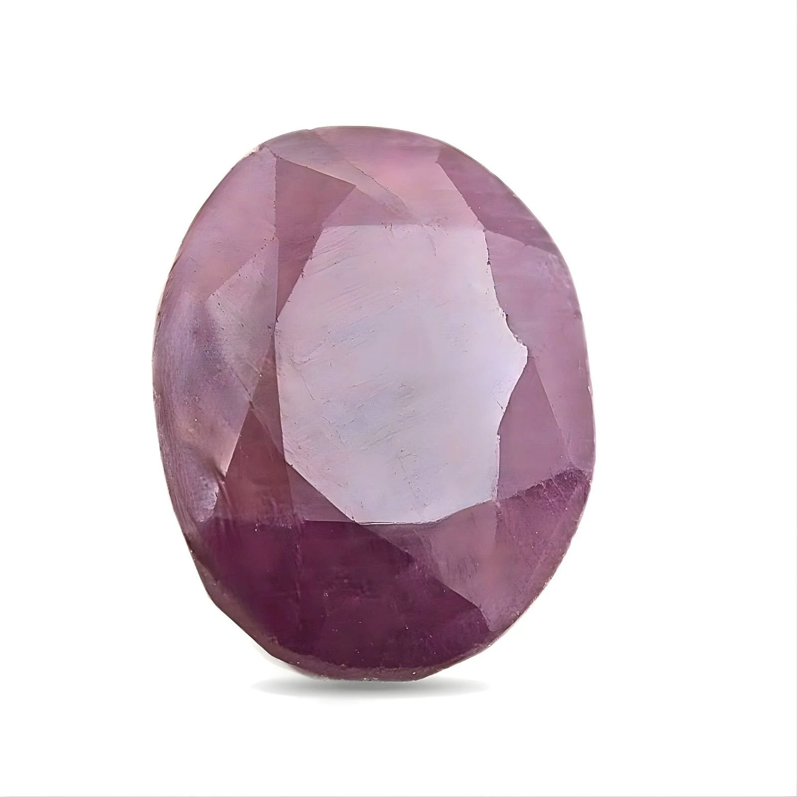 5.2Ct Natural Ruby (Manik) Oval Faceted Corundum Gemstone