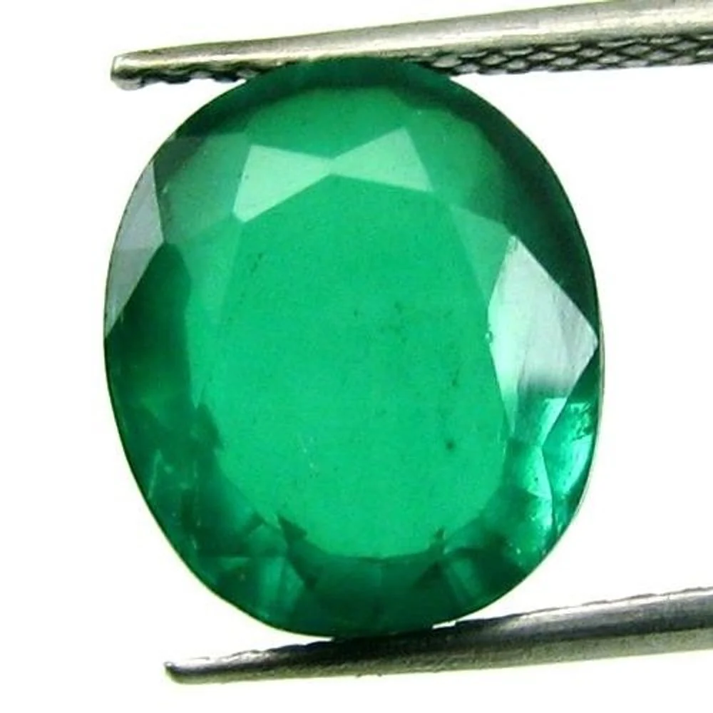 5.3Ct Green Emerald Quartz Doublet Gemstone - Image 2