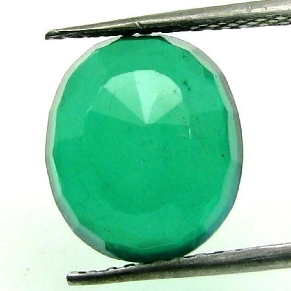 5.3Ct Green Emerald Quartz Doublet Gemstone - Image 3
