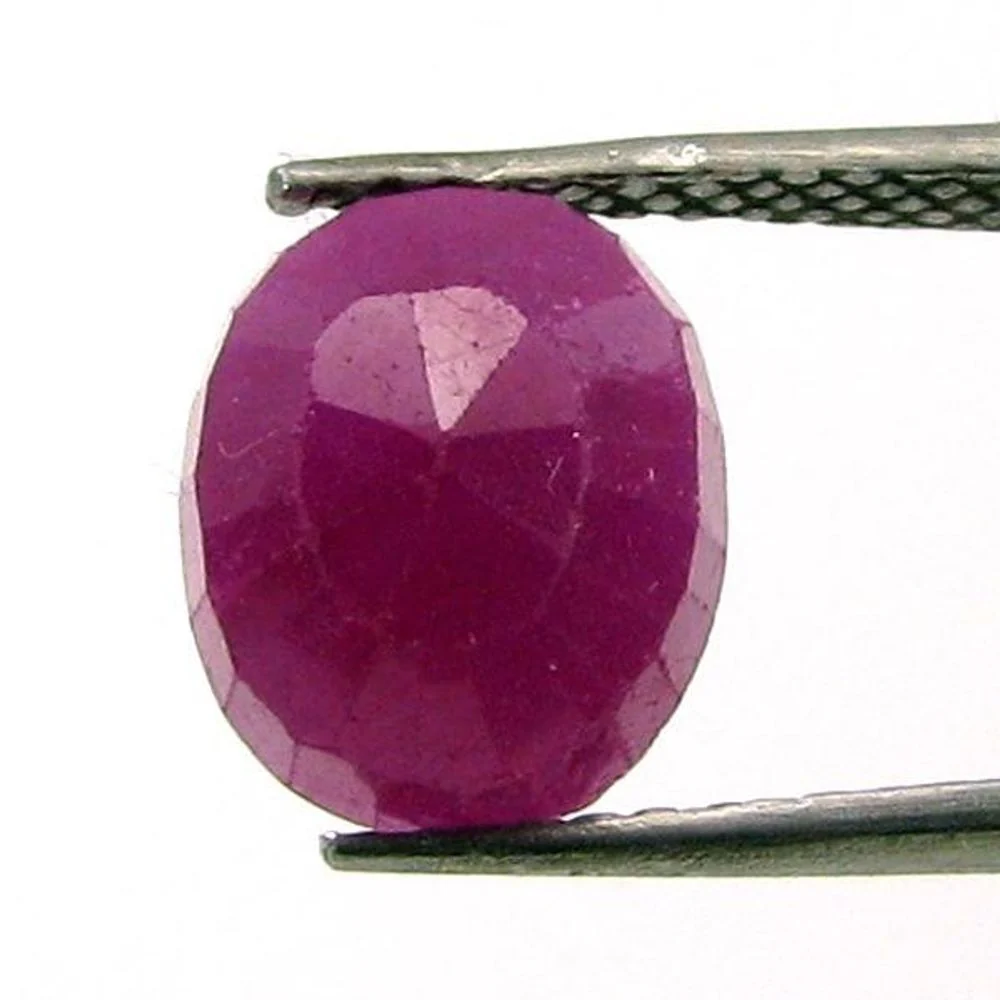 5.4Ct Natural Ruby (Manik) Oval Cut  Statement Jewelry Stone - Image 4
