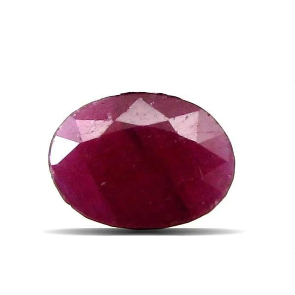 5.5Ct Natural Ruby (Manik) Oval Cut Sun Planet Gemstone