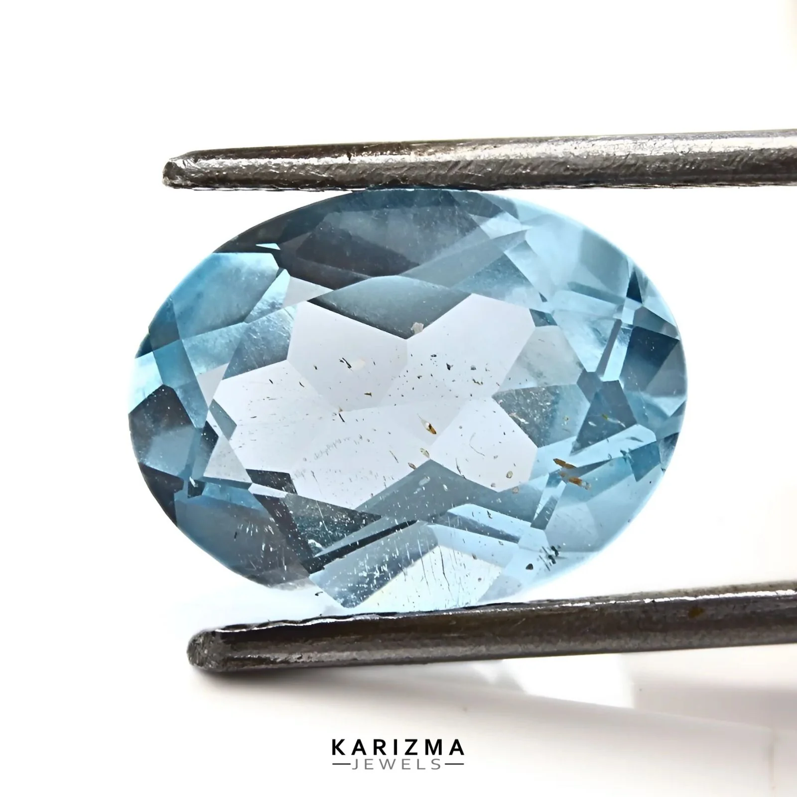 5.6Ct Natural Blue Topaz High Clarity Jewelry Gem