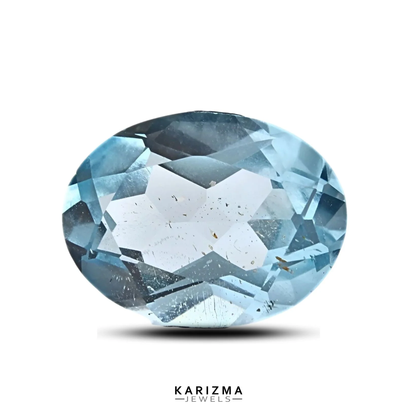 5.6Ct Natural Blue Topaz High Clarity Jewelry Gem - Image 2