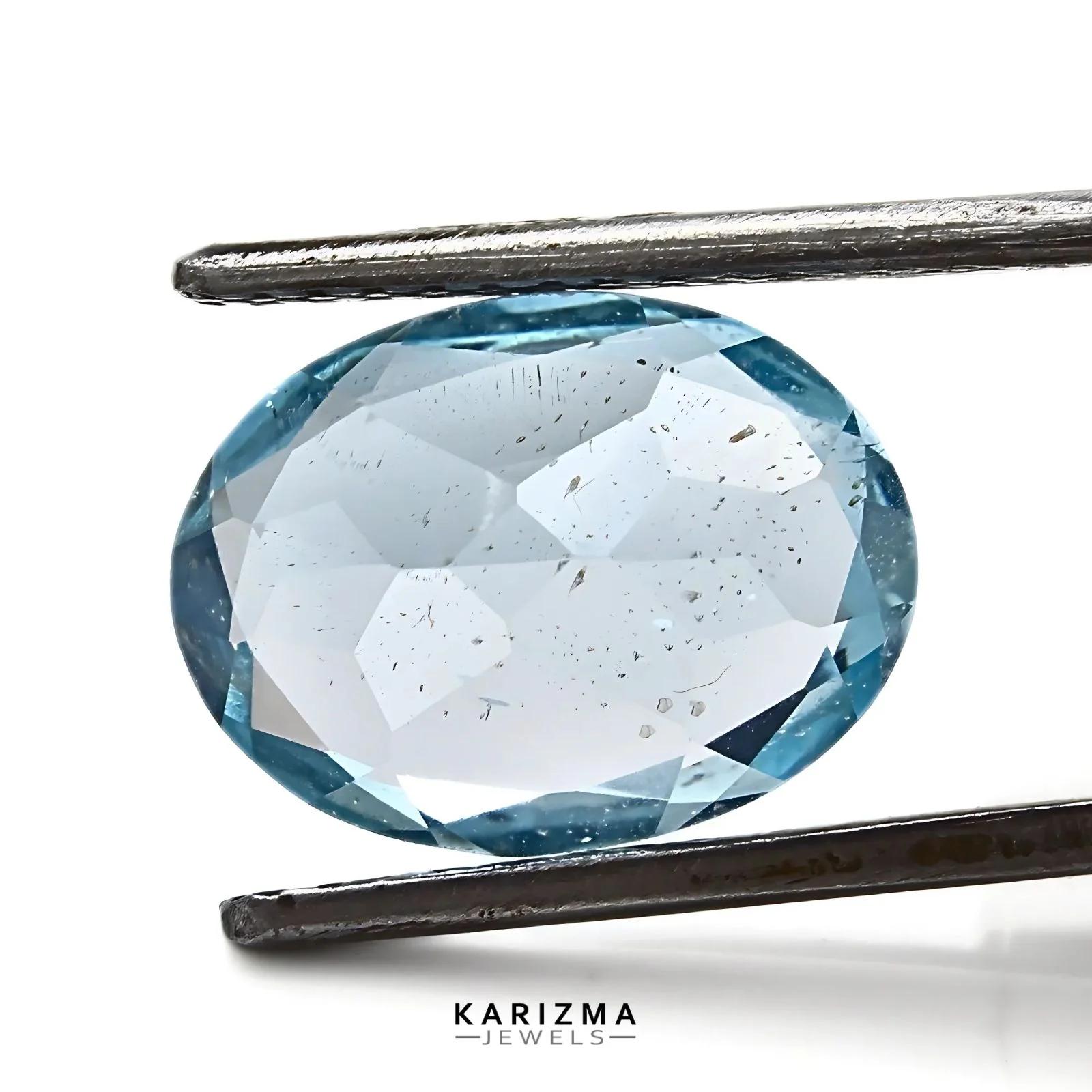 5.6Ct Natural Blue Topaz High Clarity Jewelry Gem - Image 3