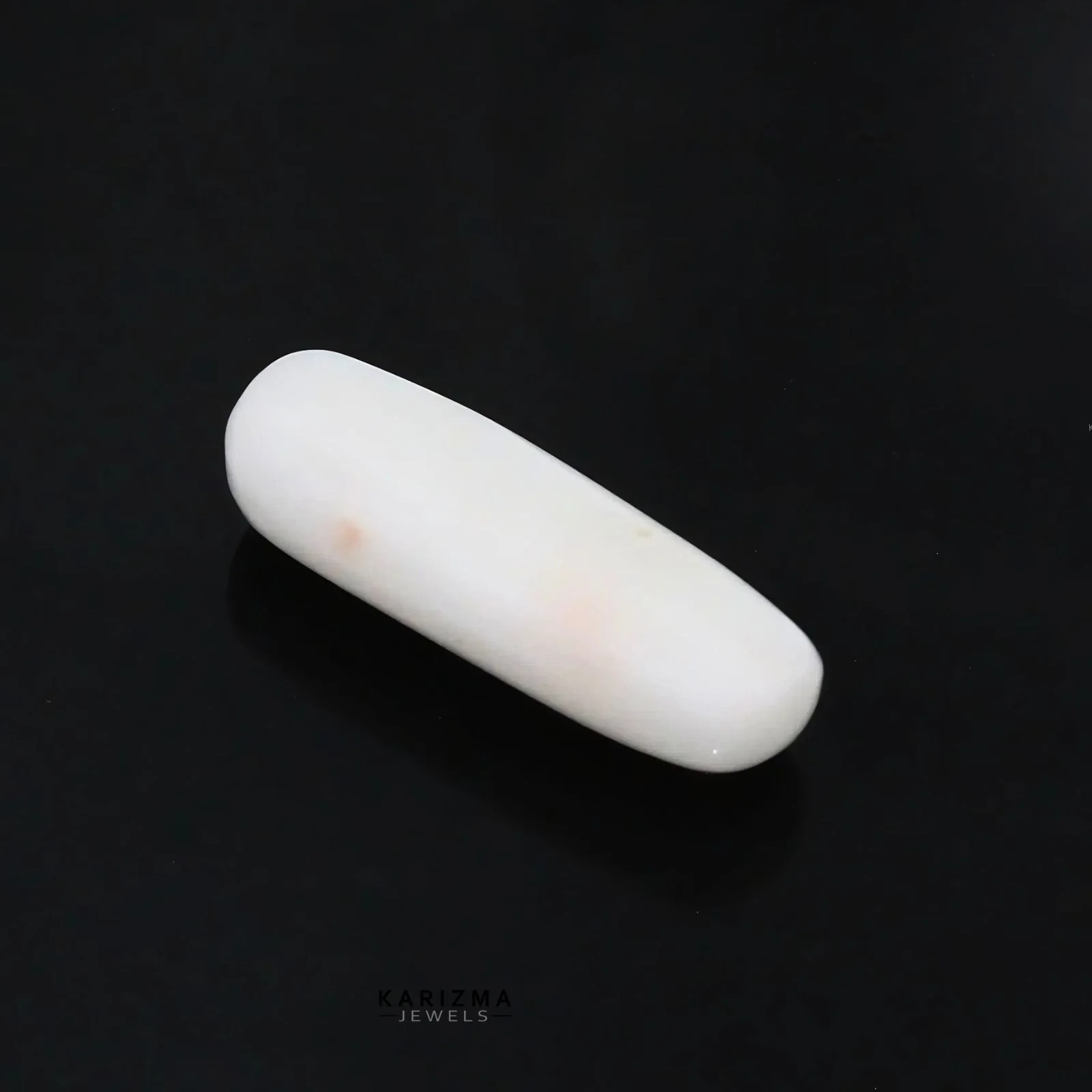 5.6Ct Natural White Coral Moonga Stone - Image 4
